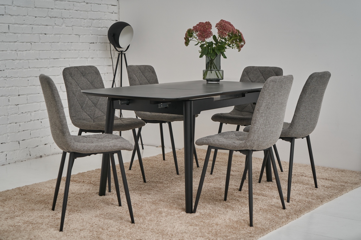 Керамічний стіл TM-76 петра грей + чорний 3