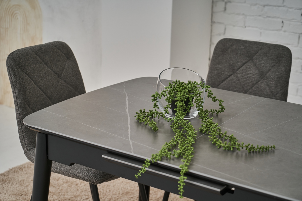 Керамічний стіл TM-76 петра грей + чорний 6