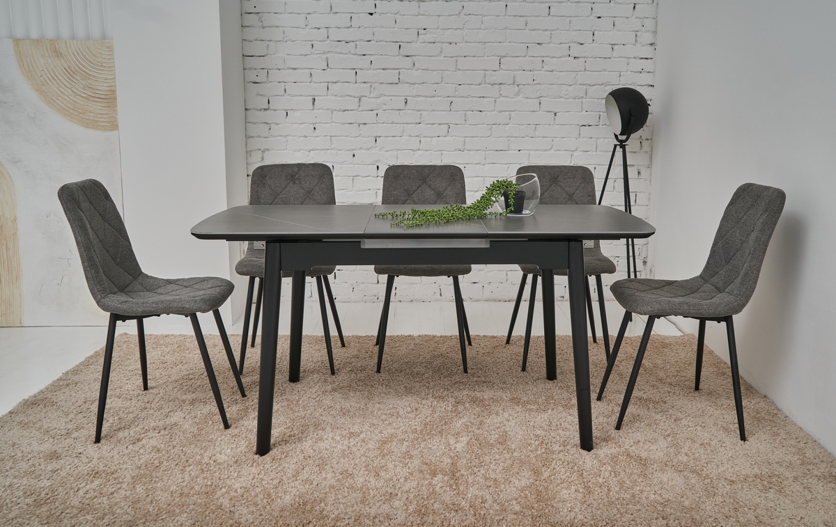 Керамічний стіл TM-76 петра грей + чорний 4