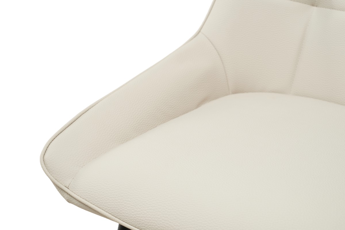 Стілець M-75 айворі + чорний 7