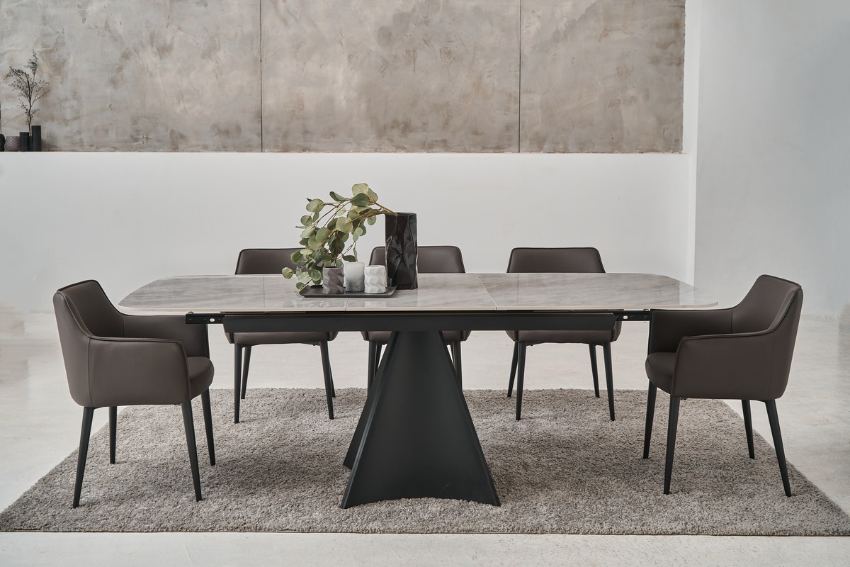 Стілець M-90 сірий + чорний 9