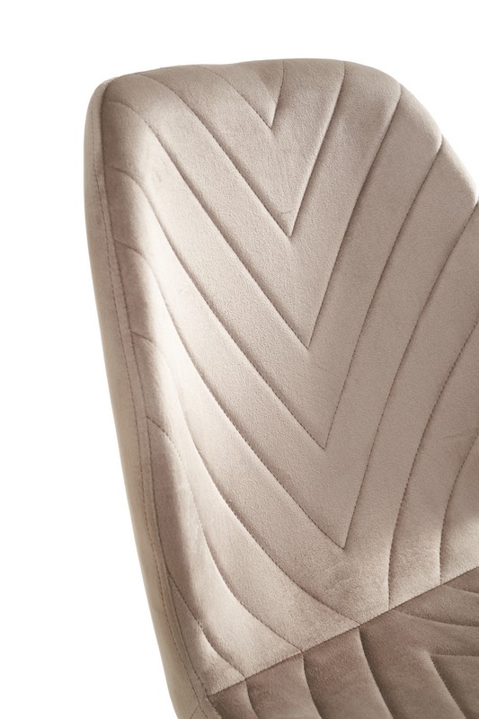 Стілець N-54 капучино велюр + капучино 7