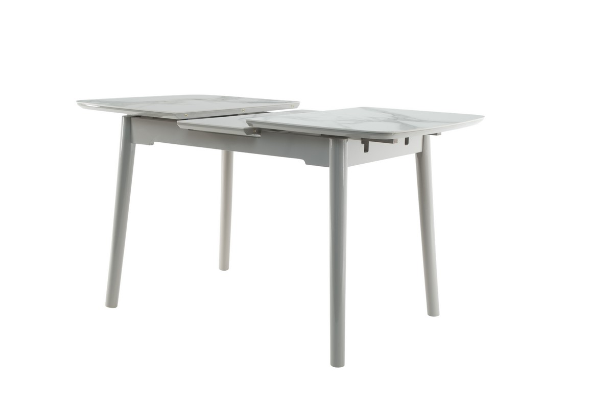 Керамічний стіл TM-84 каса вайт + сірий 6