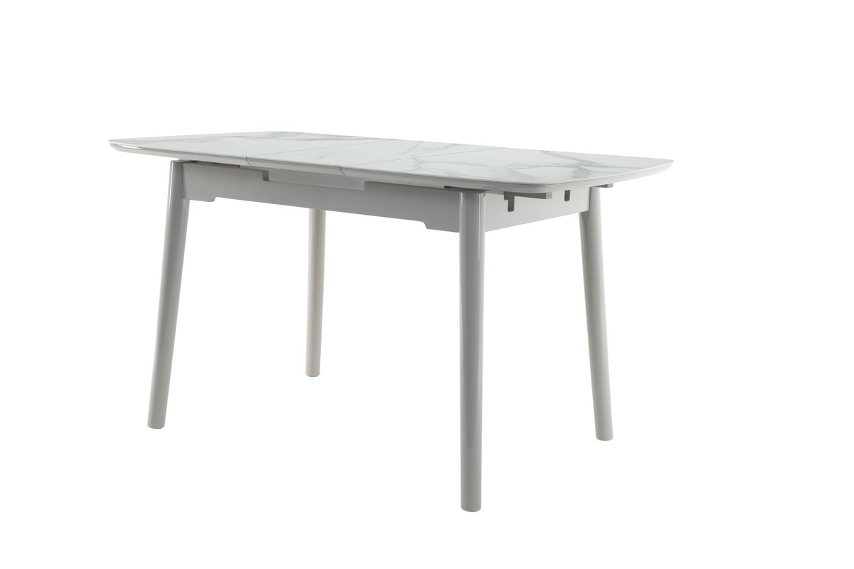 Керамічний стіл TM-84 каса вайт + сірий 7