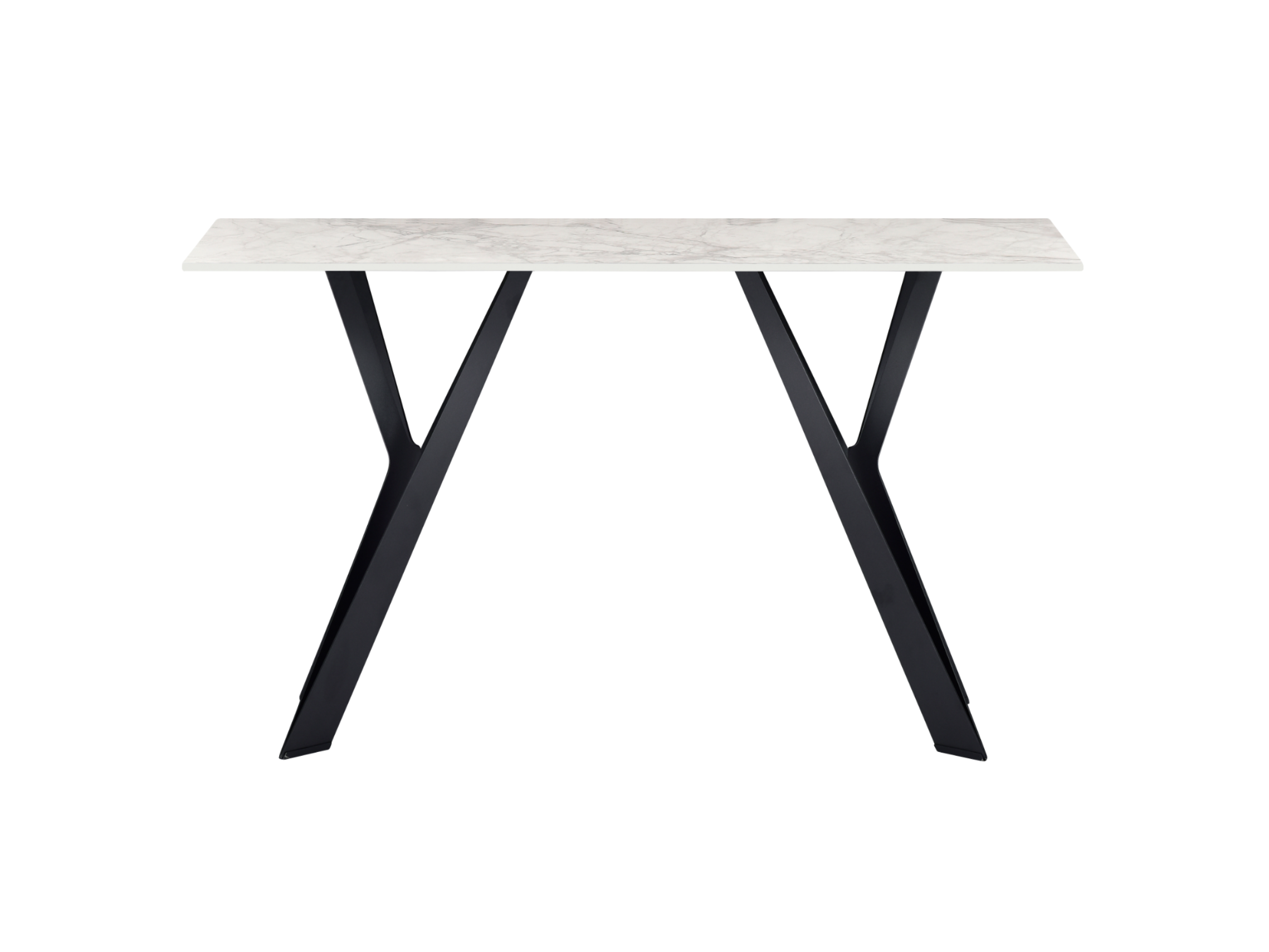 Консоль "Тео" б'янко карарра + чорний 2