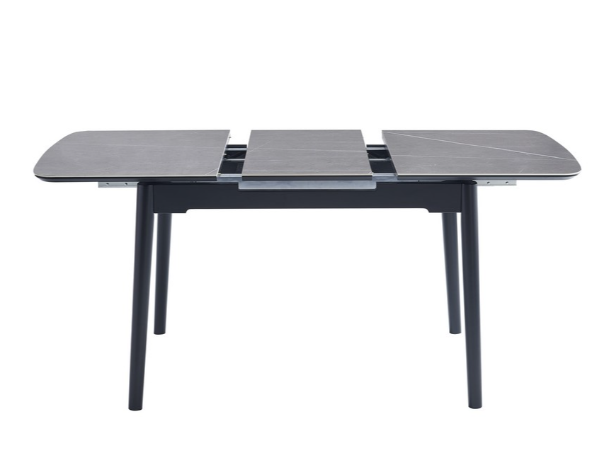 Керамічний стіл  TM-76 петра грей + чорний 10