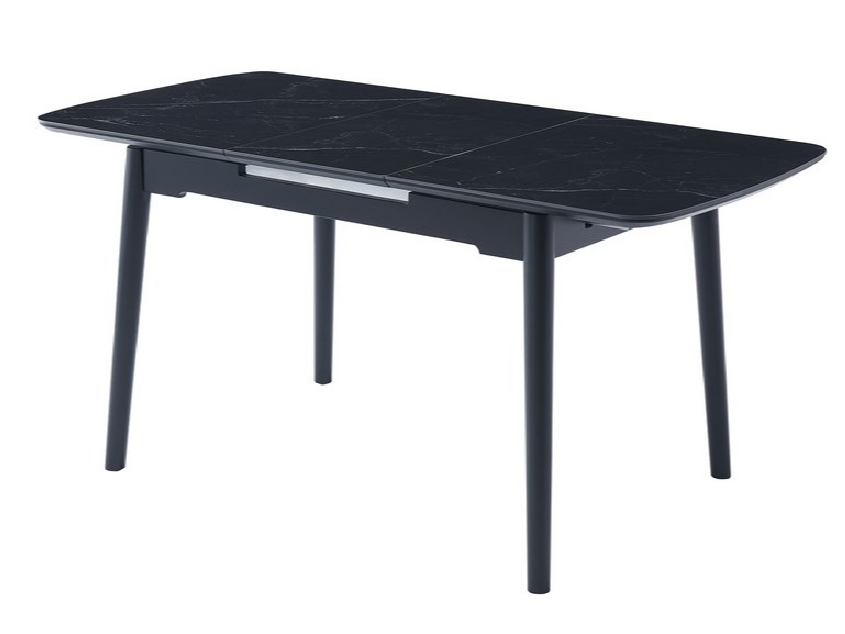 Керамічний стіл  TM-76 чорний онікс + чорний 5