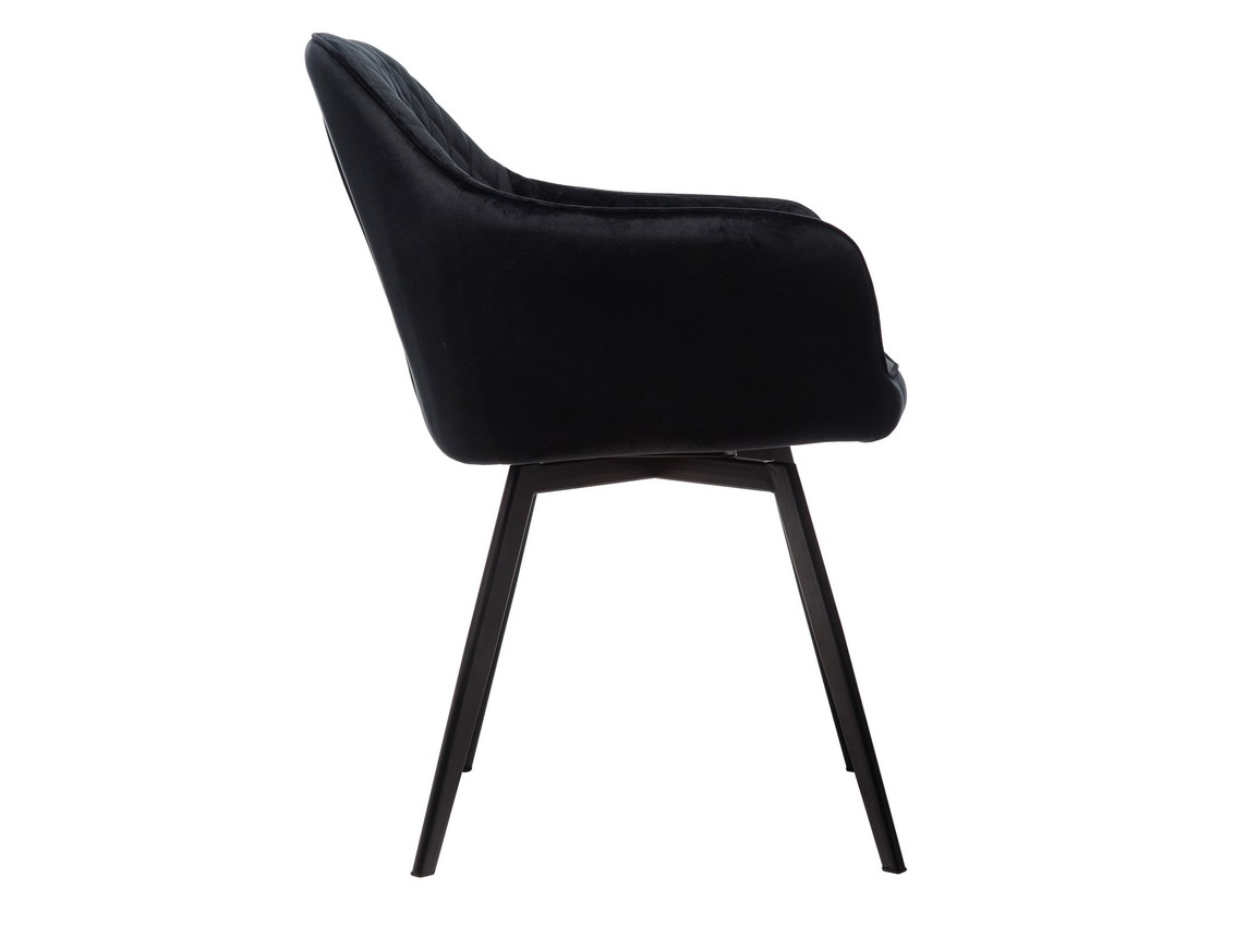 Стілець поворотний R-63 чорний + чорний 2