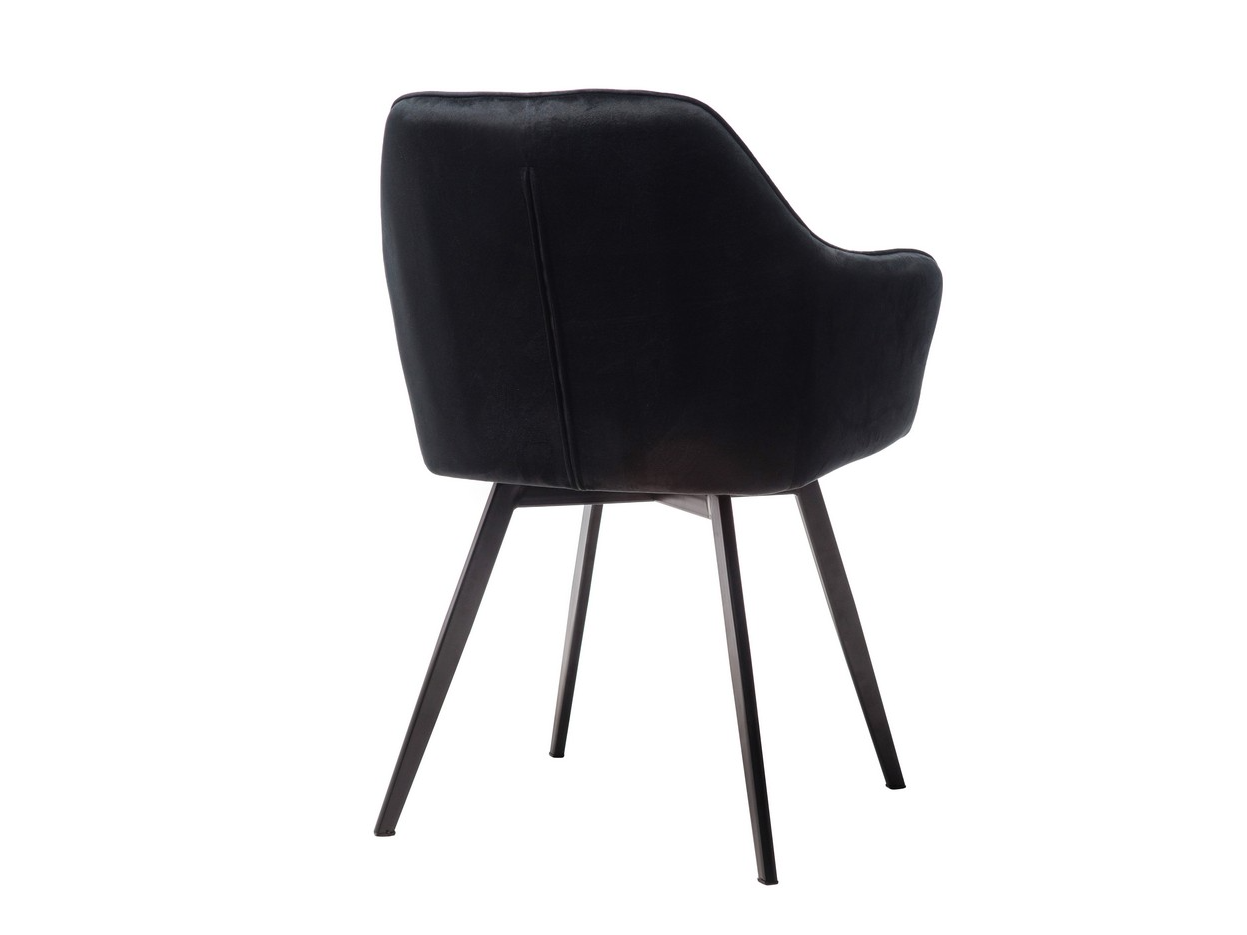 Стілець поворотний R-63 чорний + чорний 3