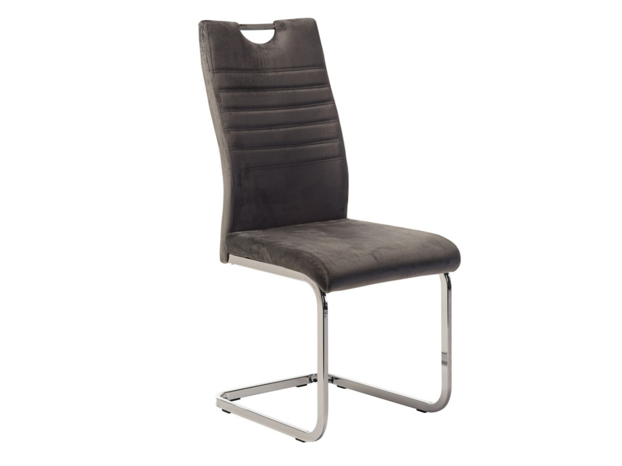 Стілець S-120 сірий велюр