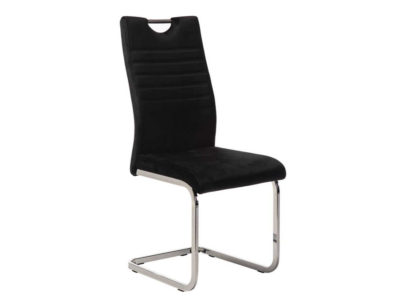 Стілець S-120 чорний велюр