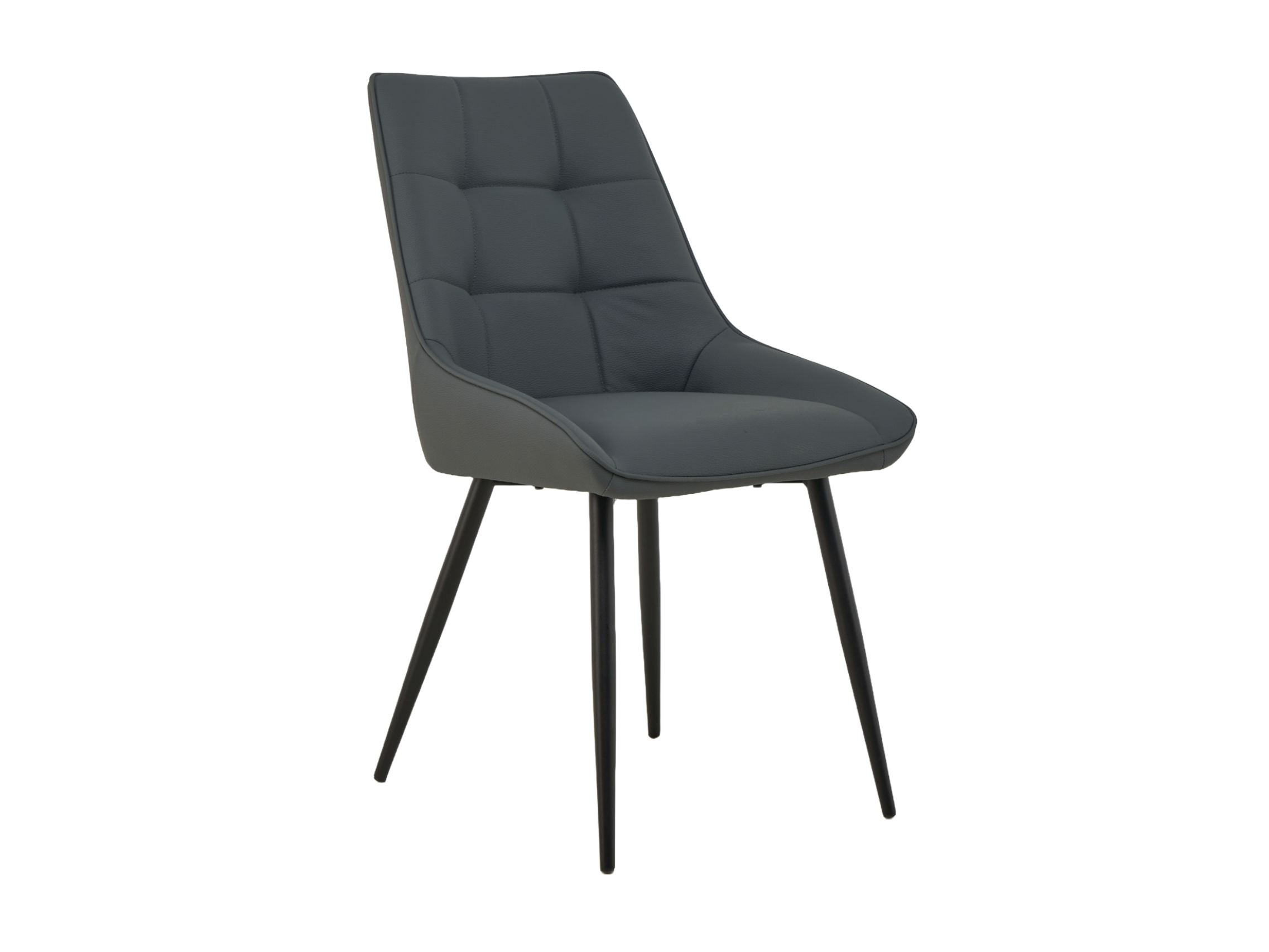 Стілець M-75 сірий + чорний