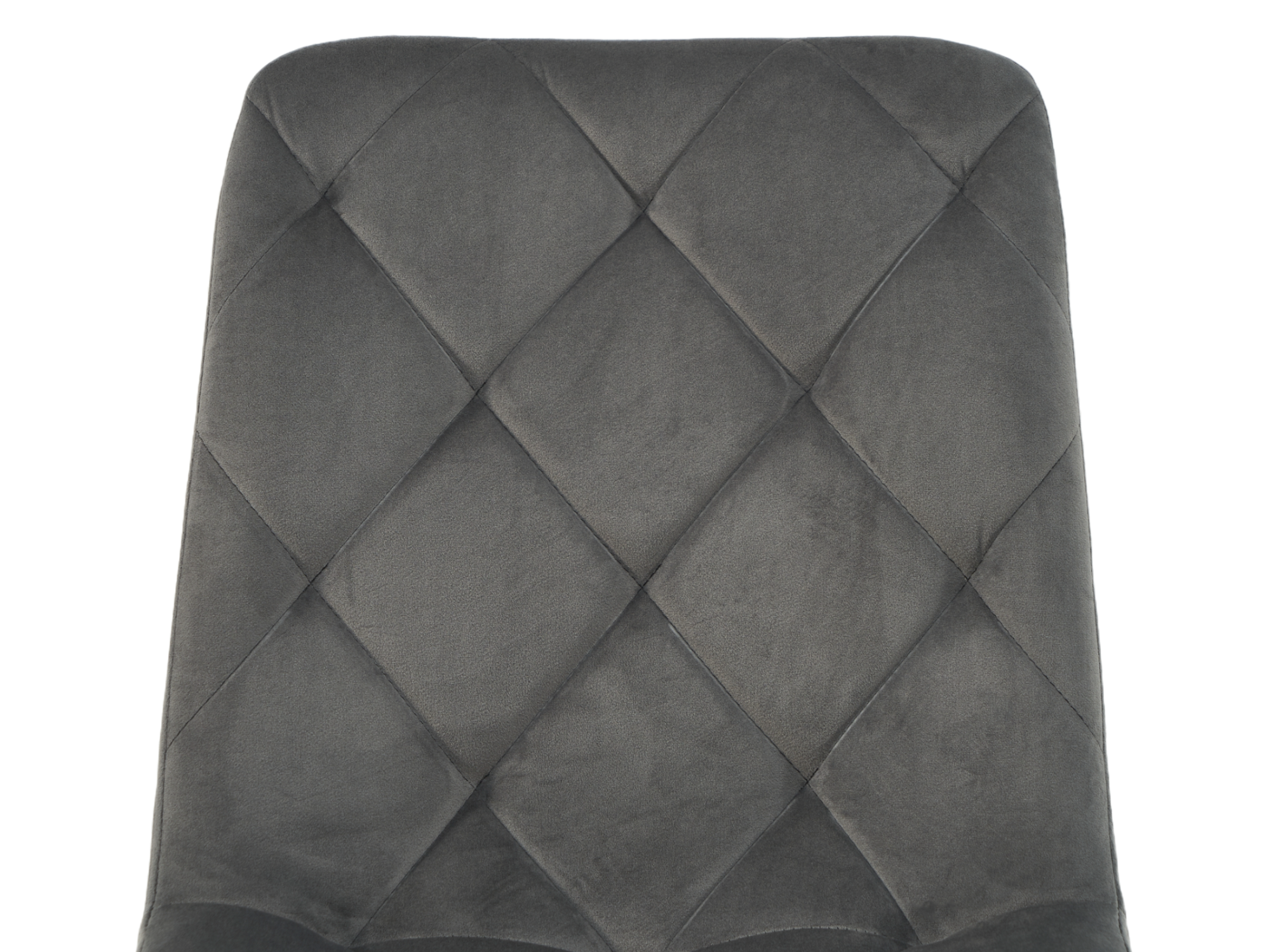 Стілець N-41 темно-сірий велюр + чорний 5