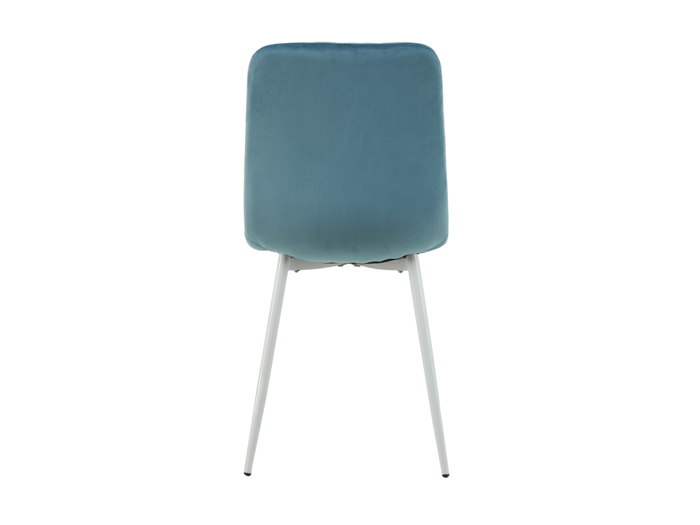 Стілець N-41 блакитний топаз велюр + білий 4