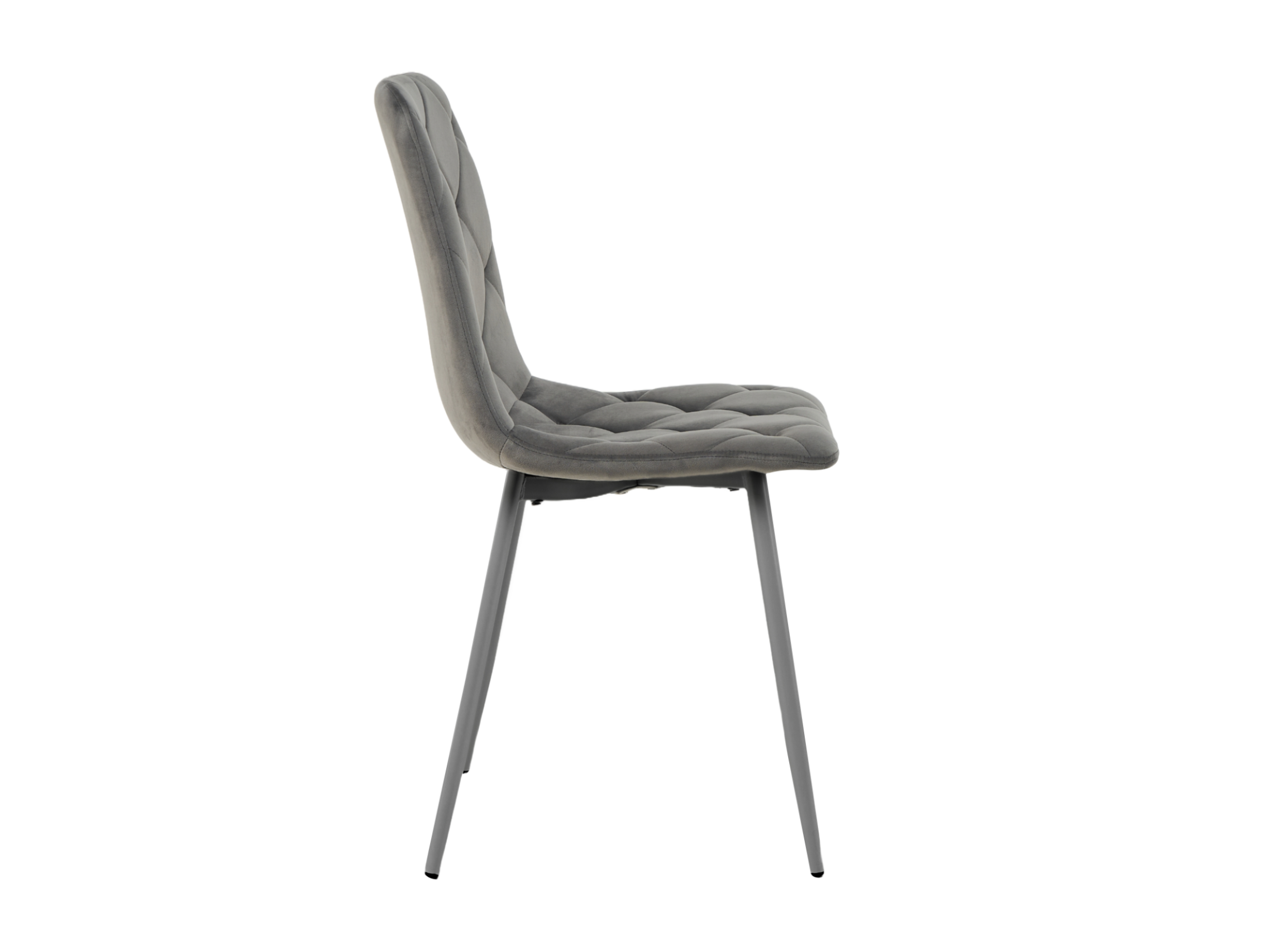 Стілець N-41 темно-сірий велюр + сірий 2