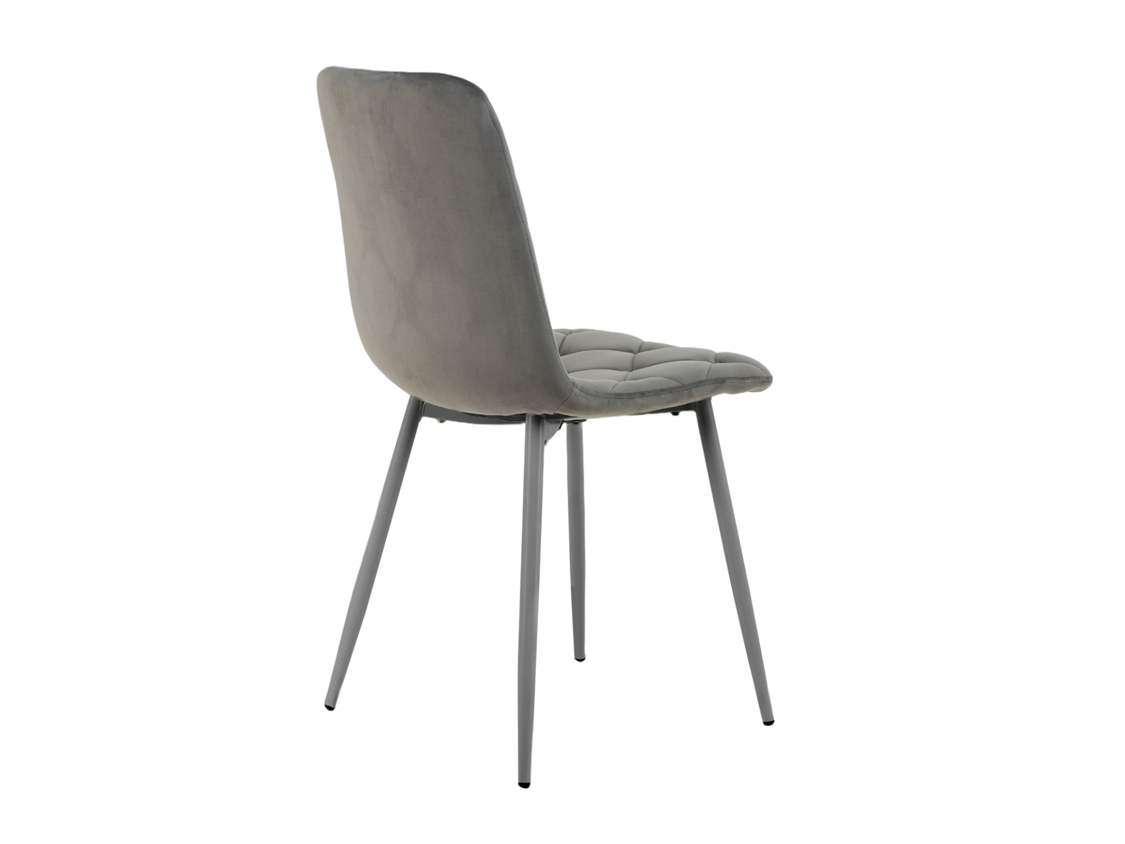 Стілець N-41 темно-сірий велюр + сірий 3
