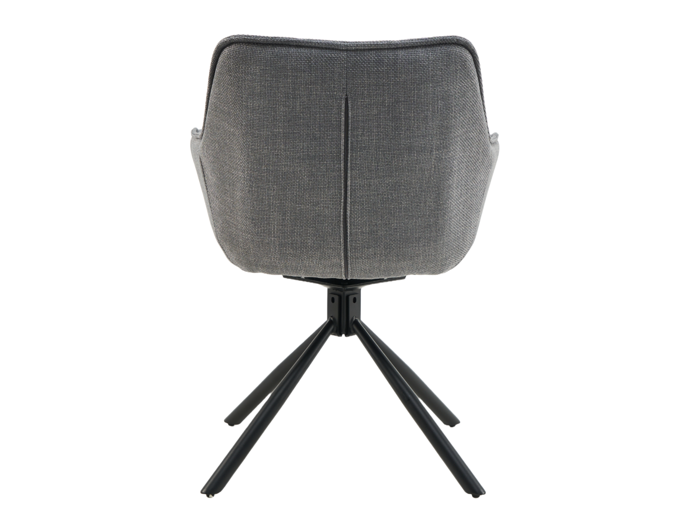 Стілець поворотний R-69 сірий + чорний 4