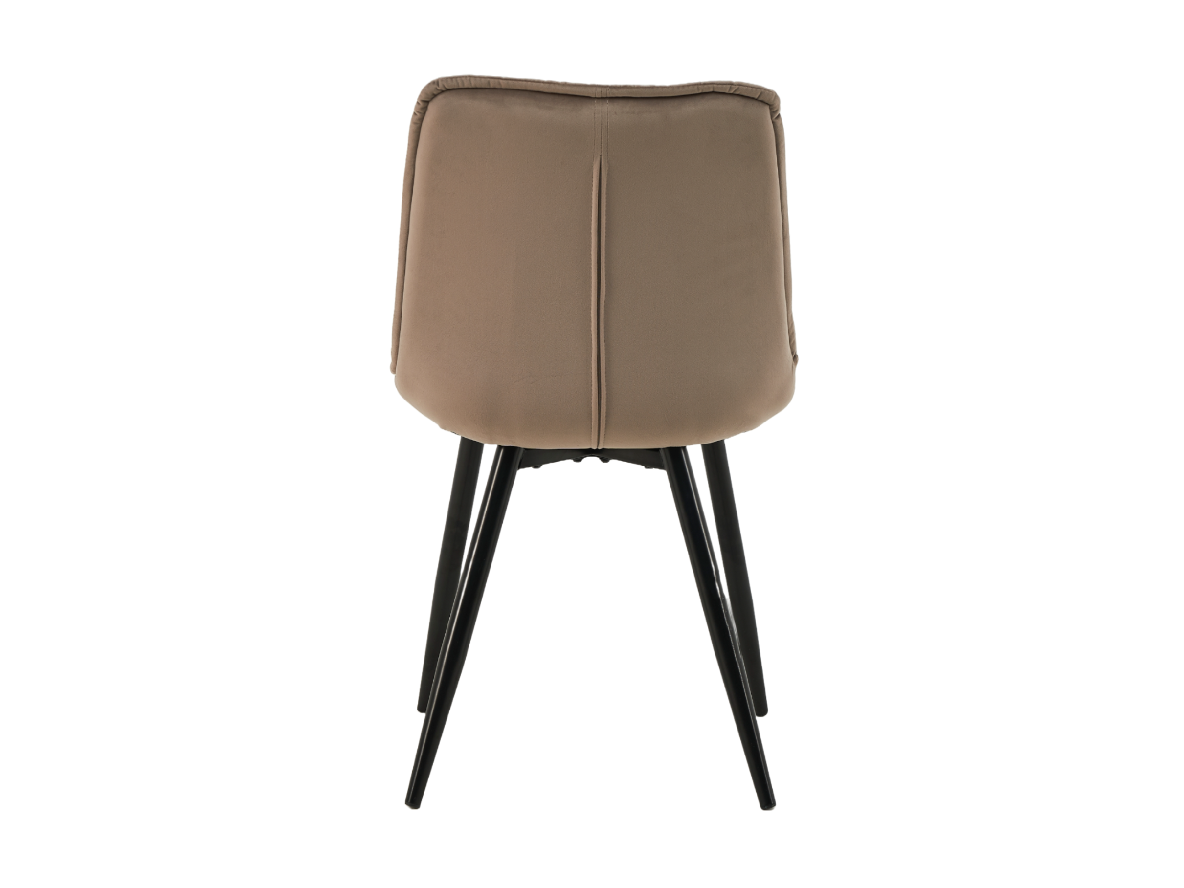 Стілець M-48 капучино велюр + чорний 4