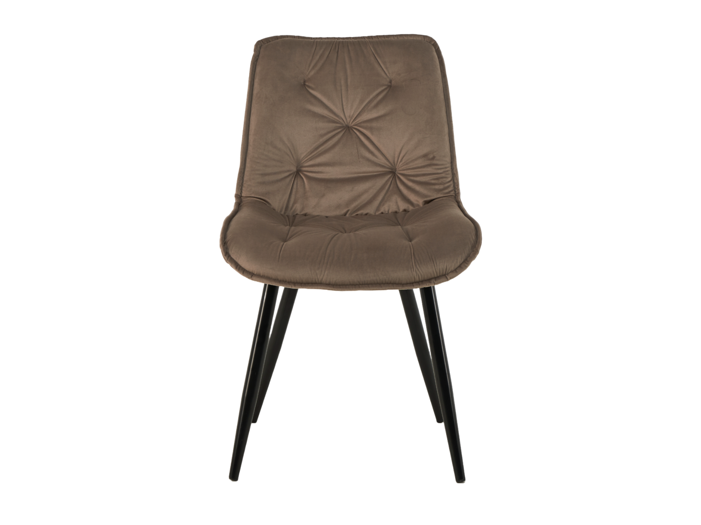 Стілець M-48 капучино велюр + чорний 5