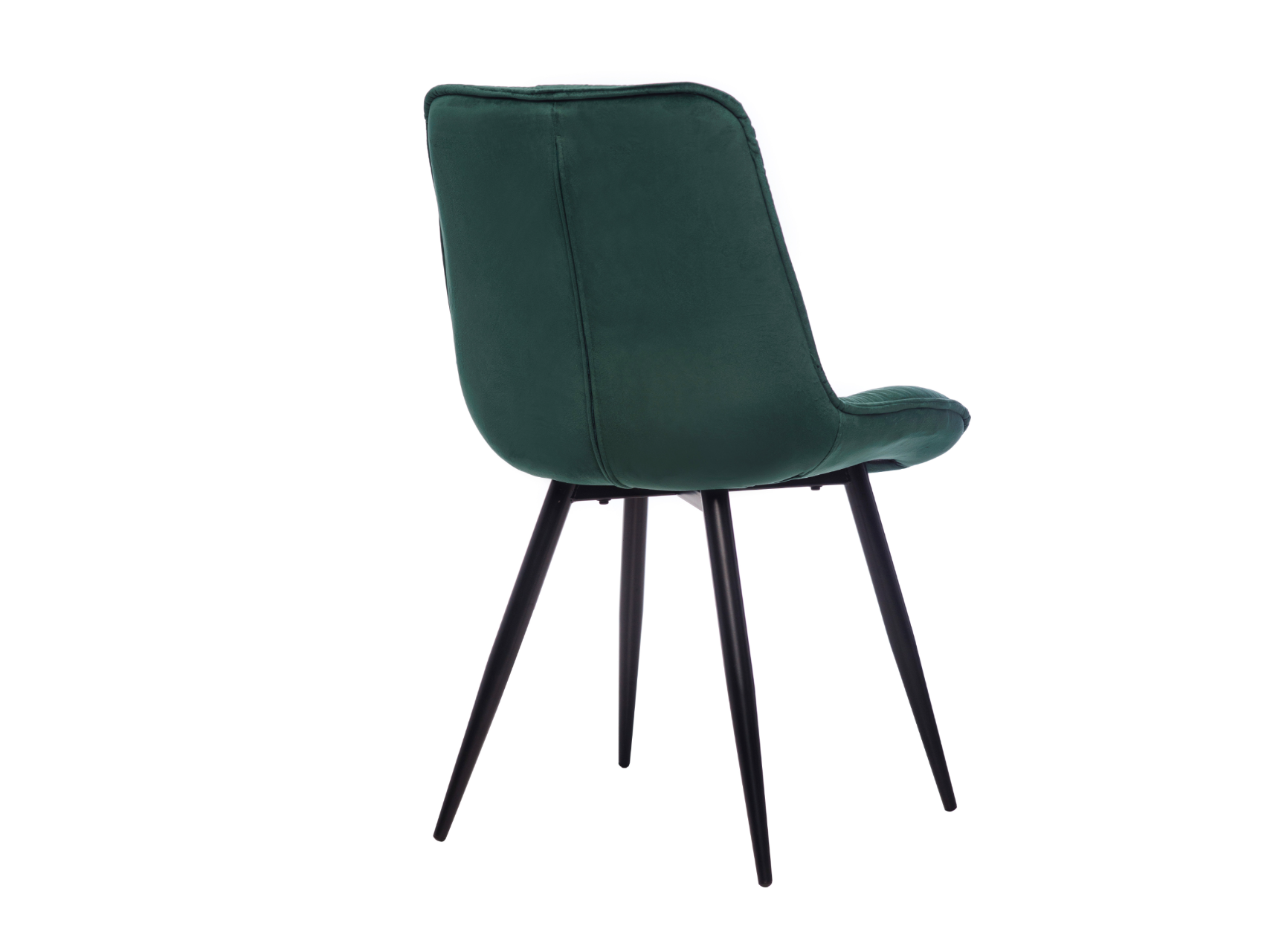 Стілець M-48 смарагдовий велюр + чорний 3
