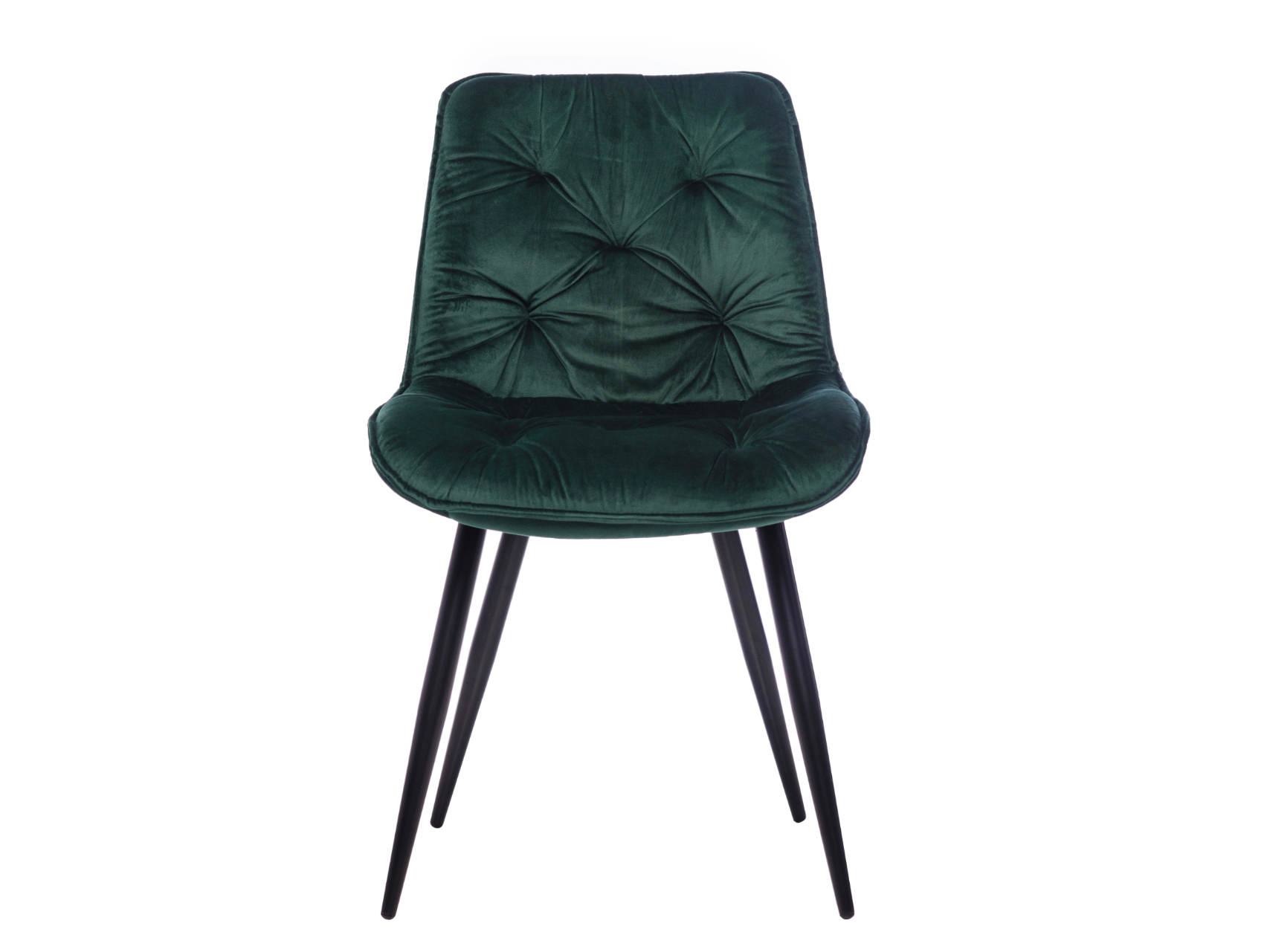 Стілець M-48 смарагдовий велюр + чорний 5