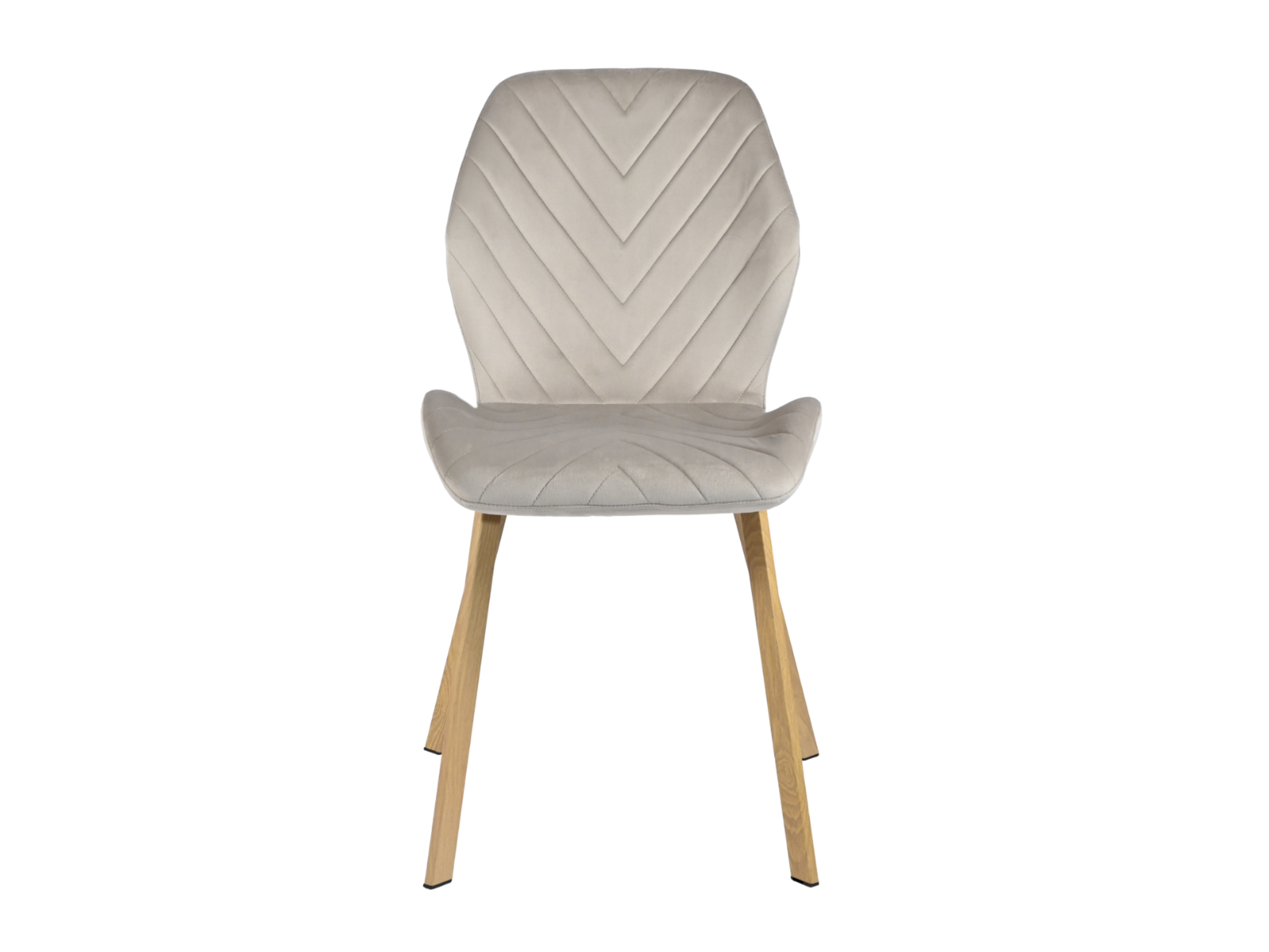 Стілець N-54 капучино велюр + дуб 5