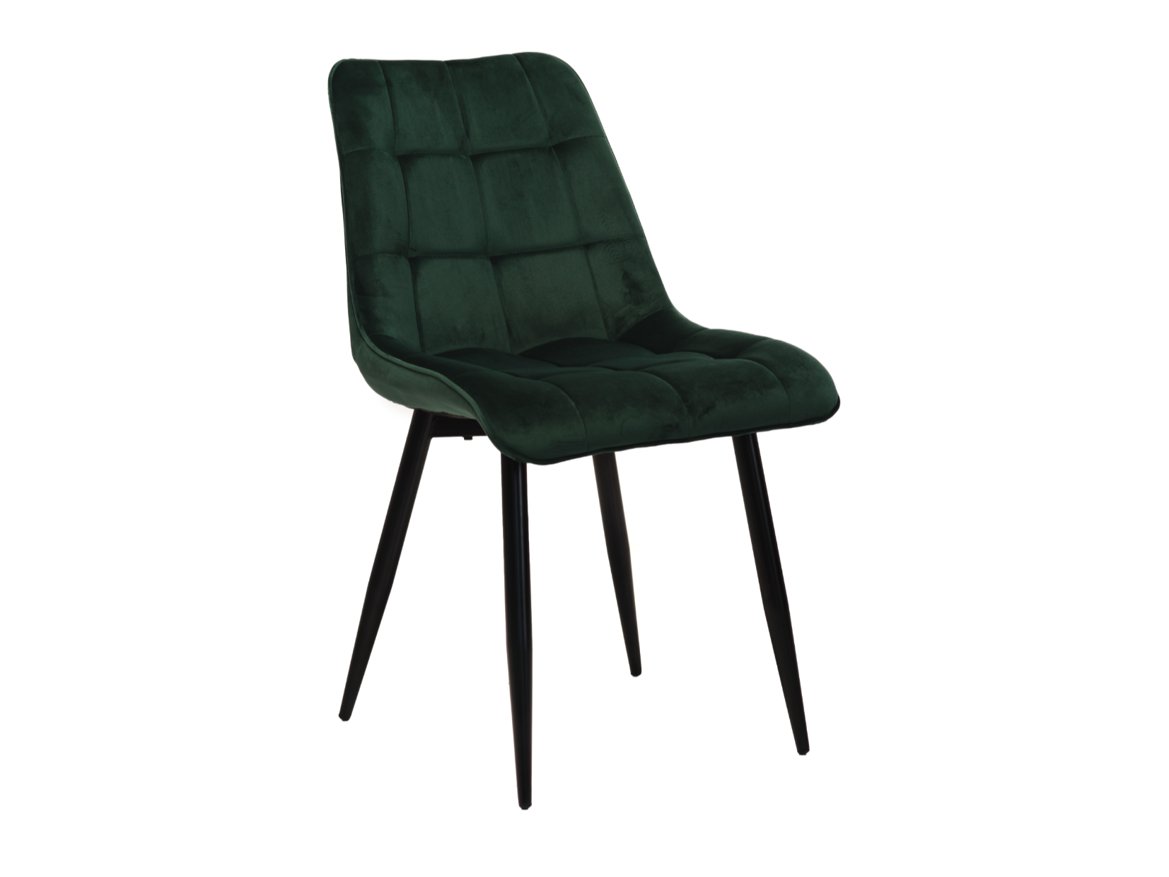 Стілець N-46 смарагдовий велюр + чорний