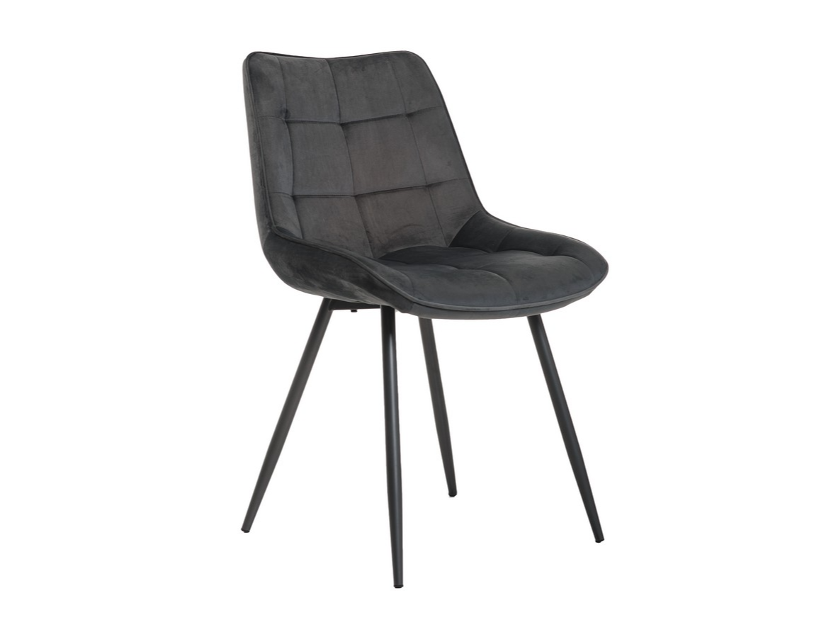 Стілець N-45 сірий велюр