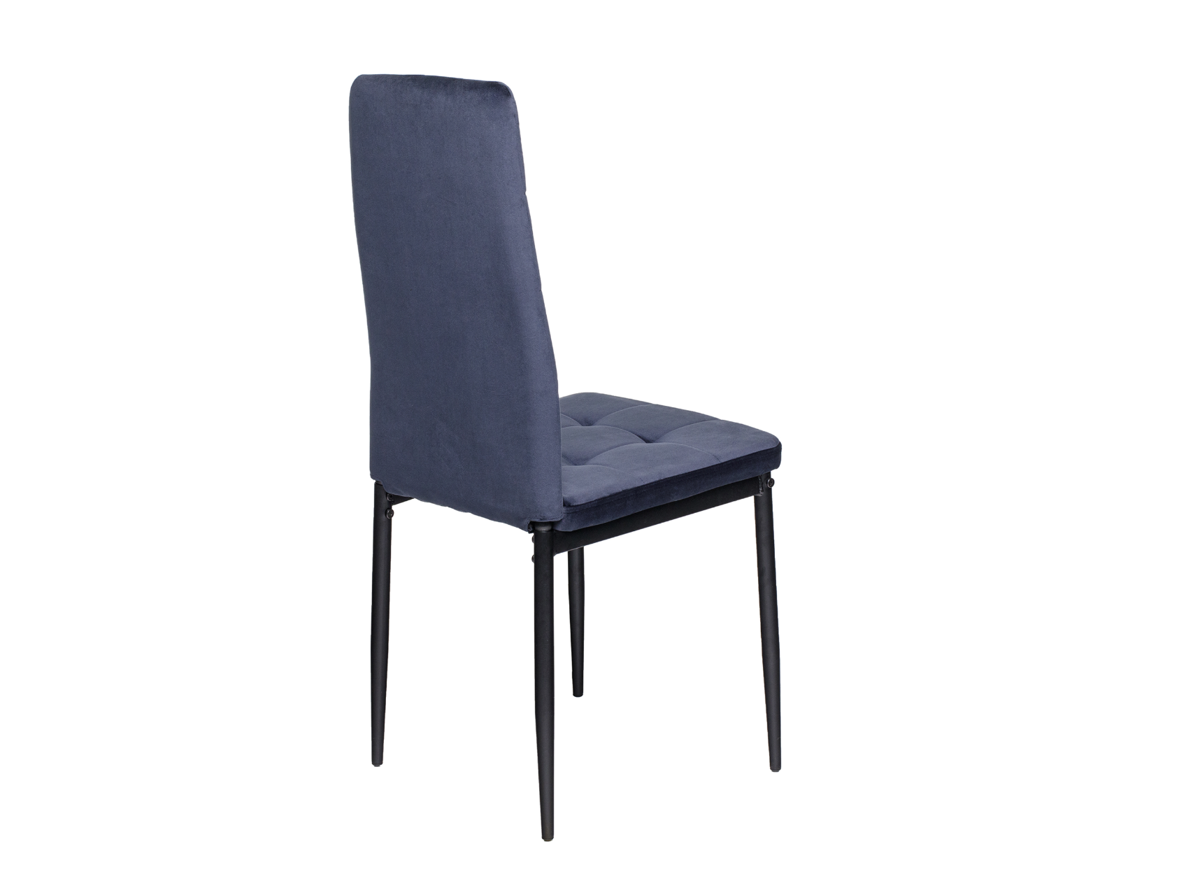 Стілець N-66-2 індіго велюр + чорний 3