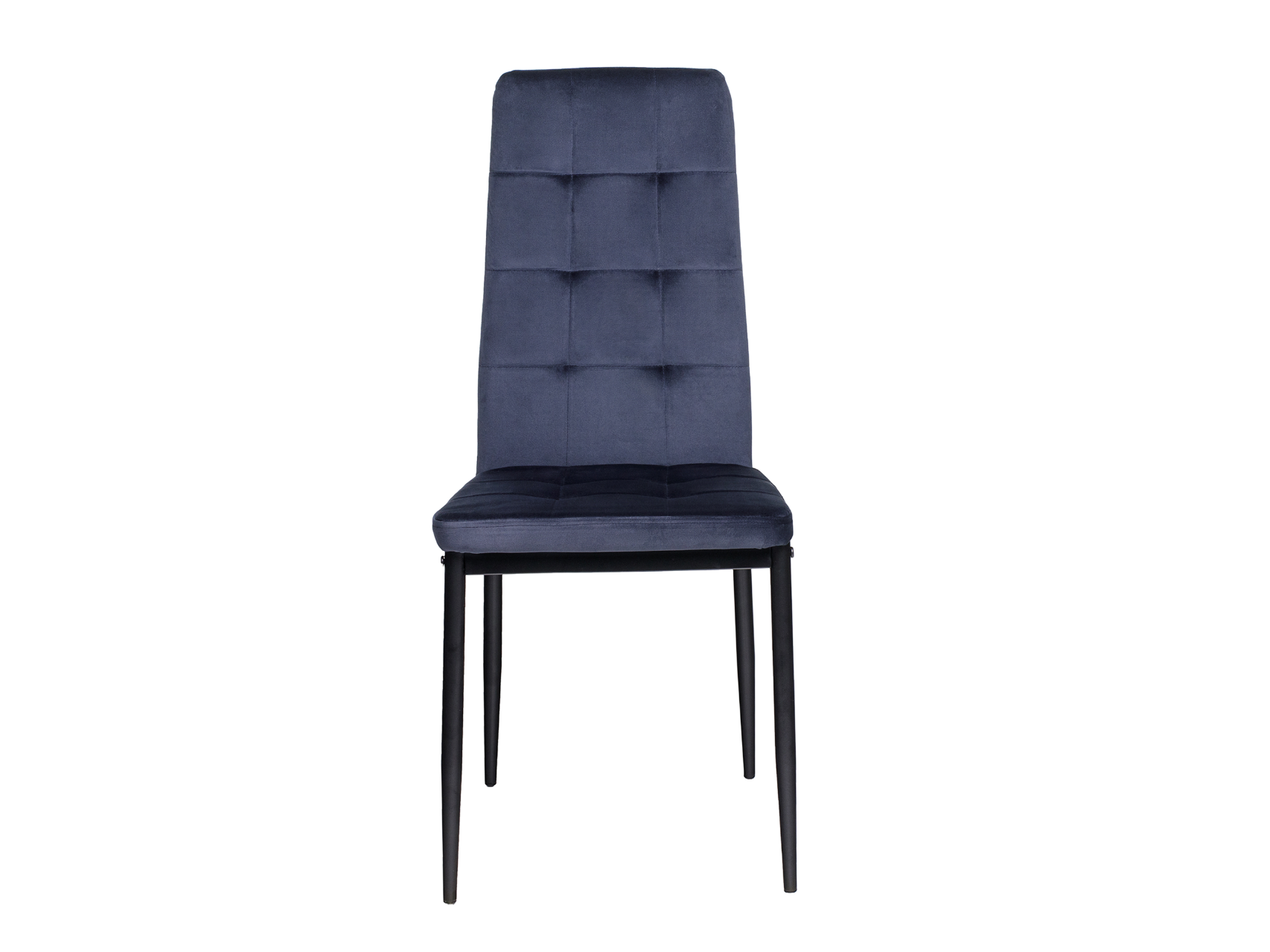 Стілець N-66-2 індіго велюр + чорний 5