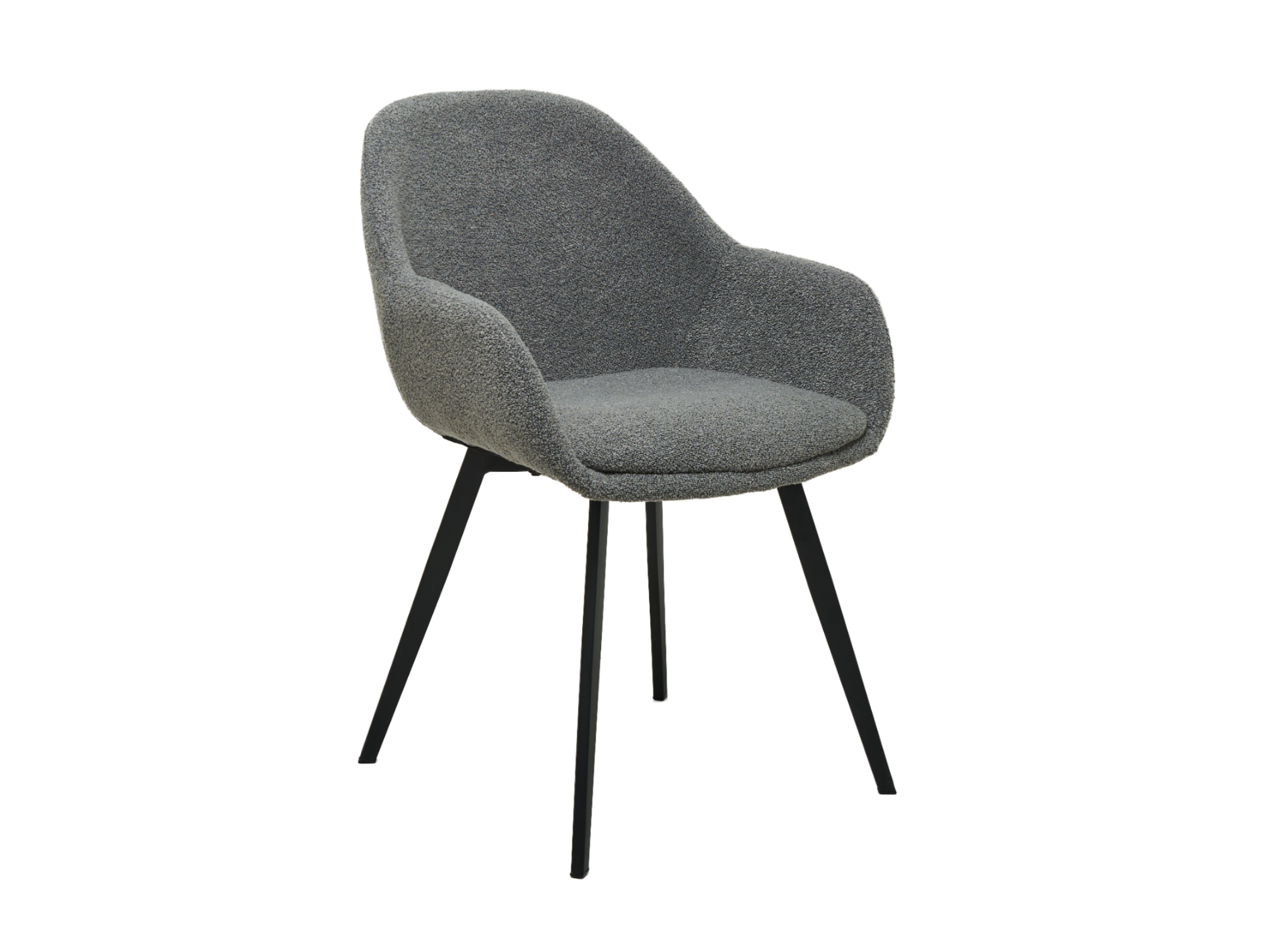 Стілець M-160 сірий + чорний