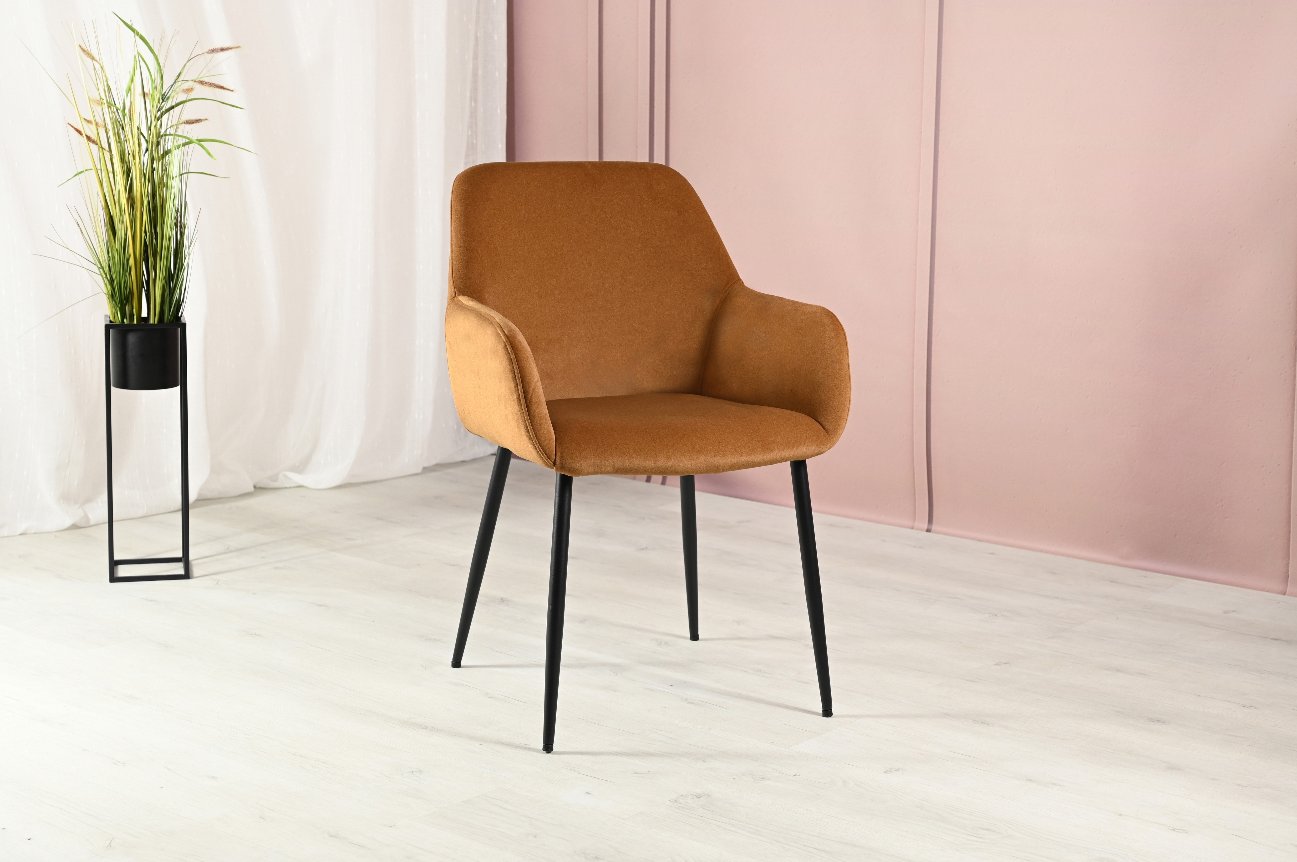 Стілець M-220 карамель + чорний 10