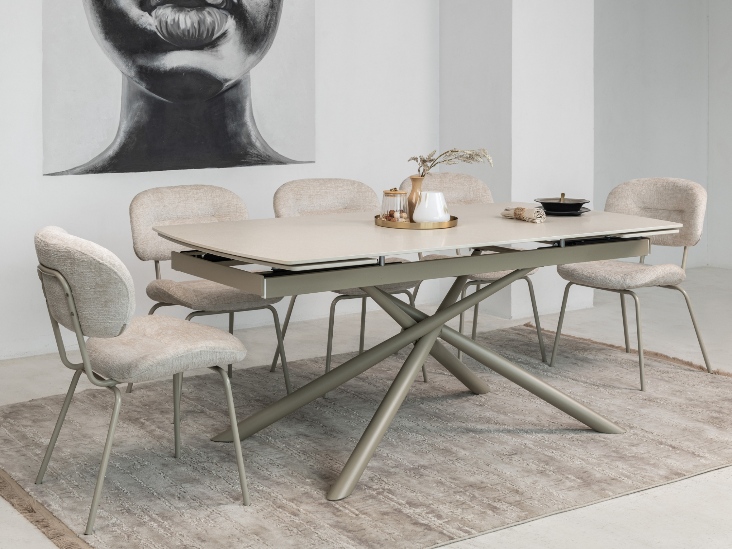 Керамічний стіл Піно TML-1200 венеція делікато + капучино 2