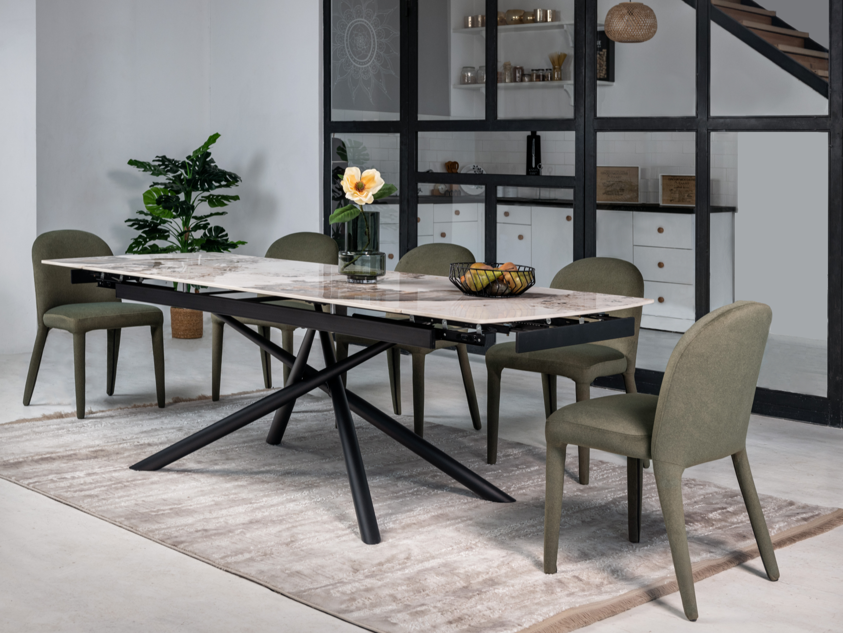 Керамічний стіл Піно TML-1200 патагонія + чорний