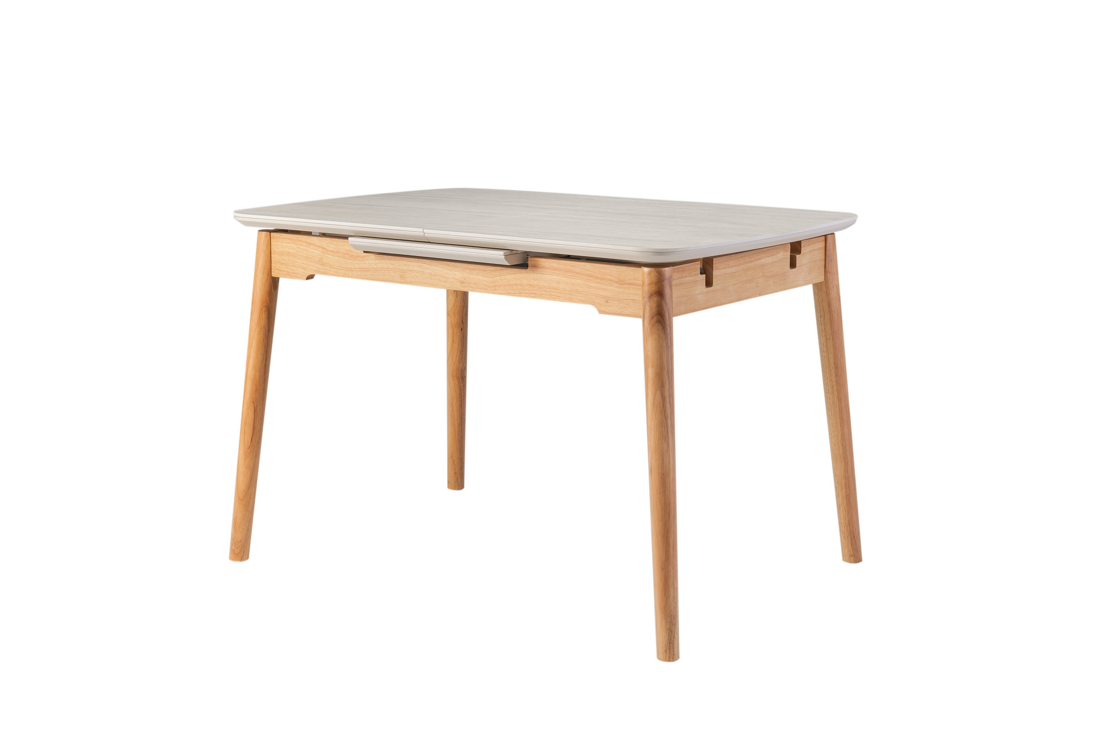 Керамічний стіл TM-76 травертін матовий + дуб 7