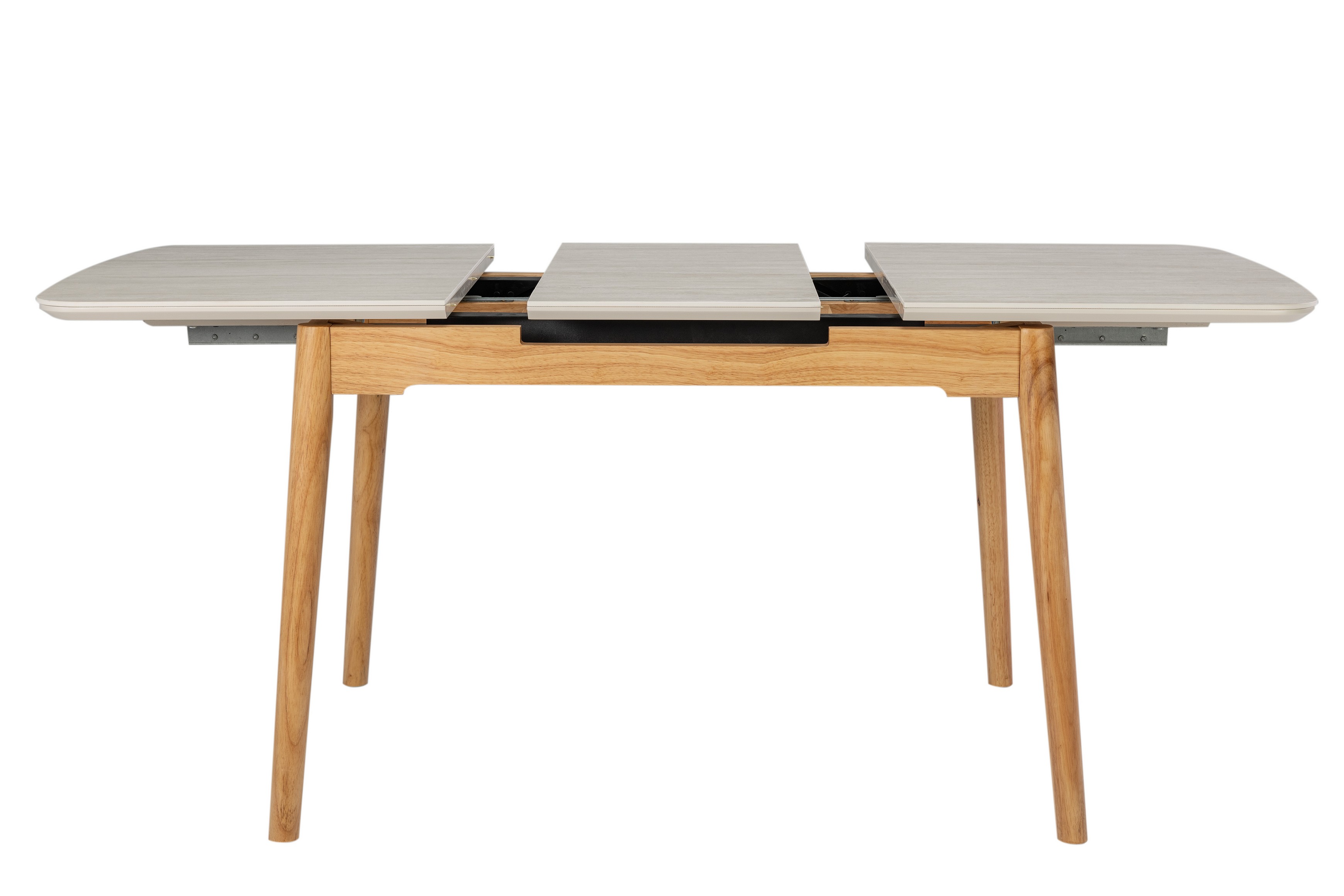 Керамічний стіл TM-76 травертін матовий + дуб 10