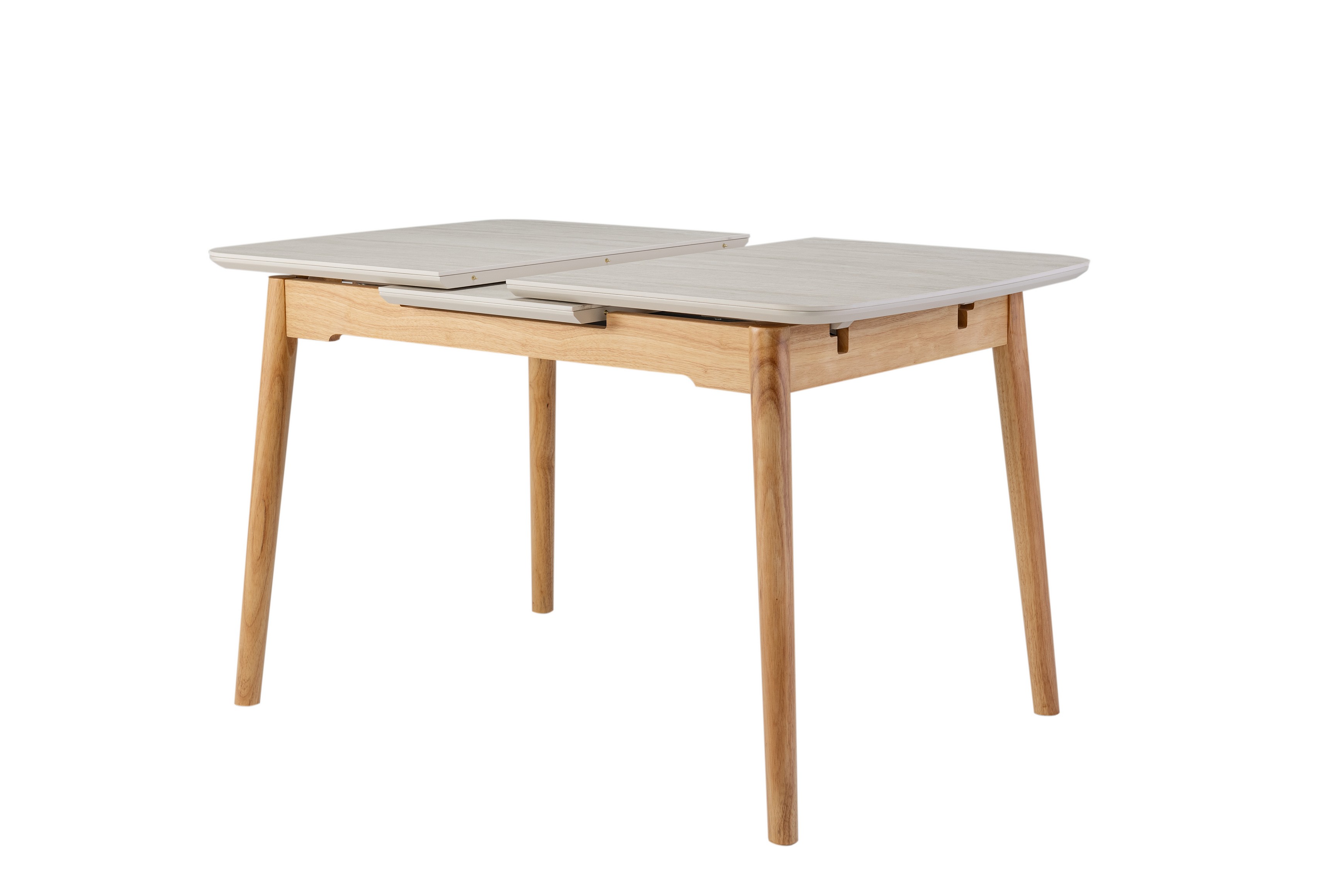 Керамічний стіл TM-76 травертін матовий + дуб 6