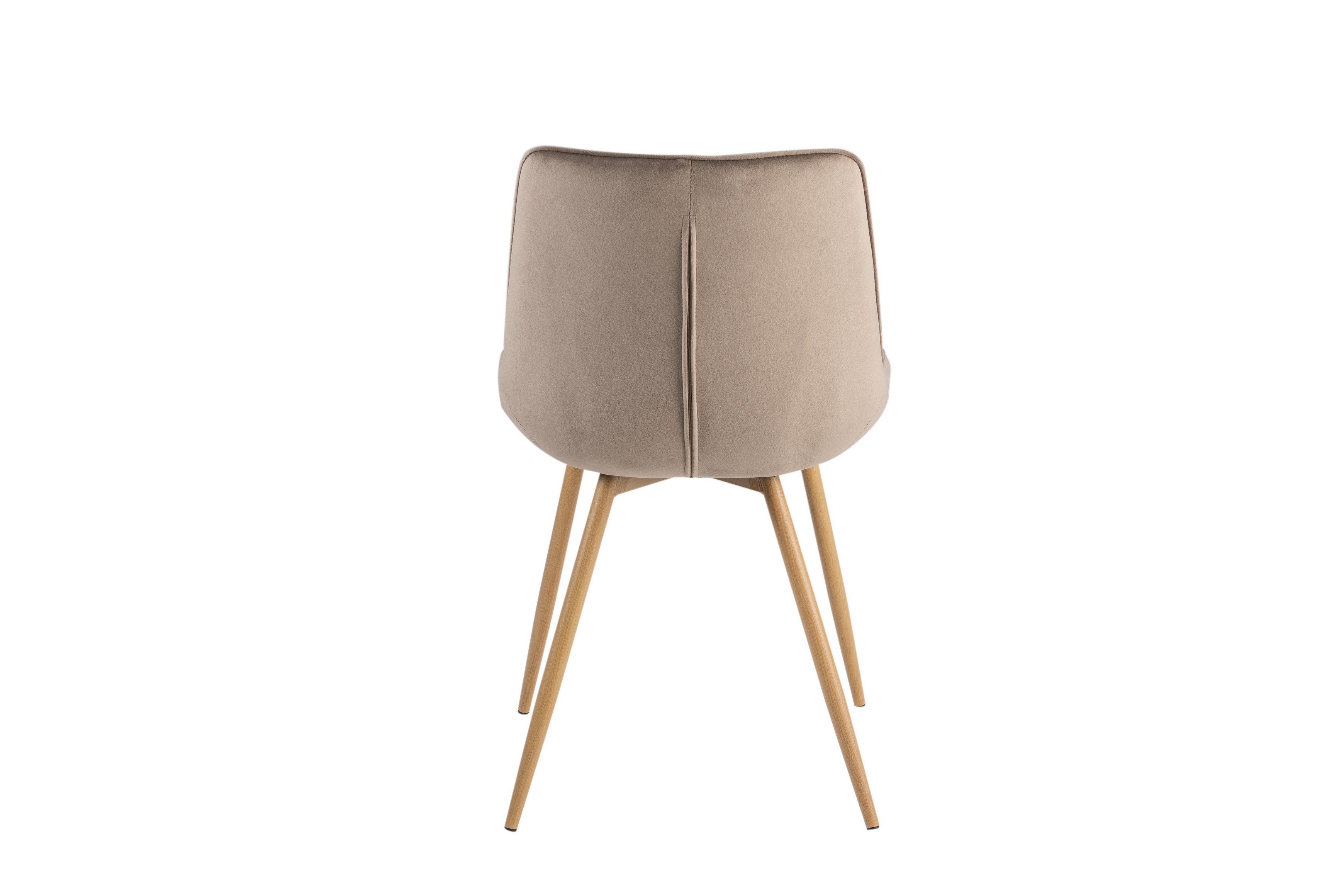 Стілець N-45 капучино велюр + дуб 4