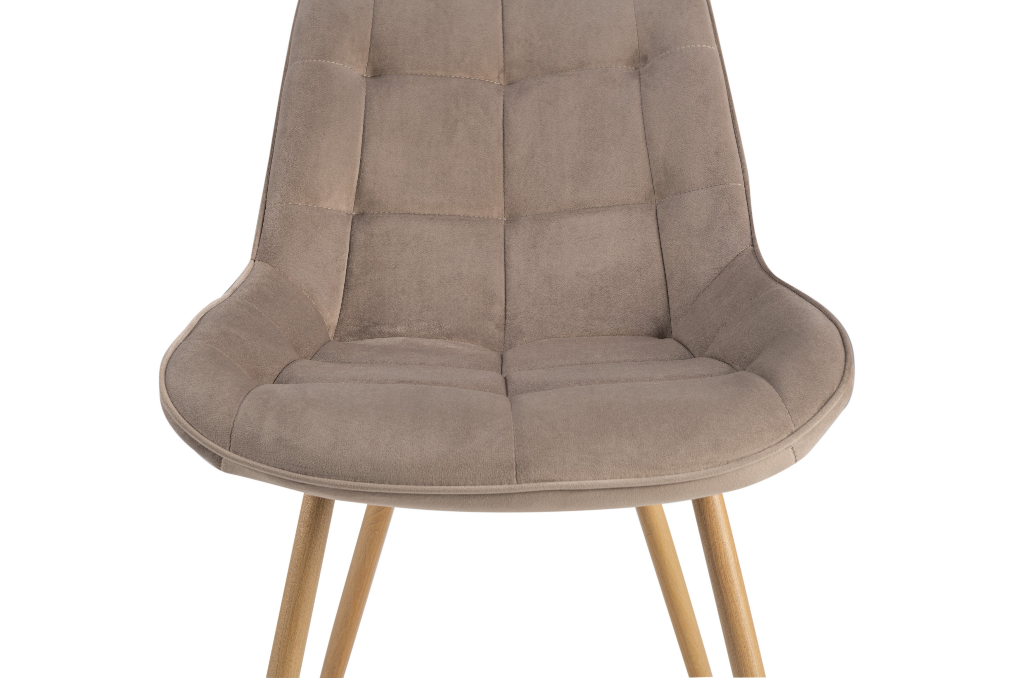 Стілець N-45 капучино велюр + дуб 7