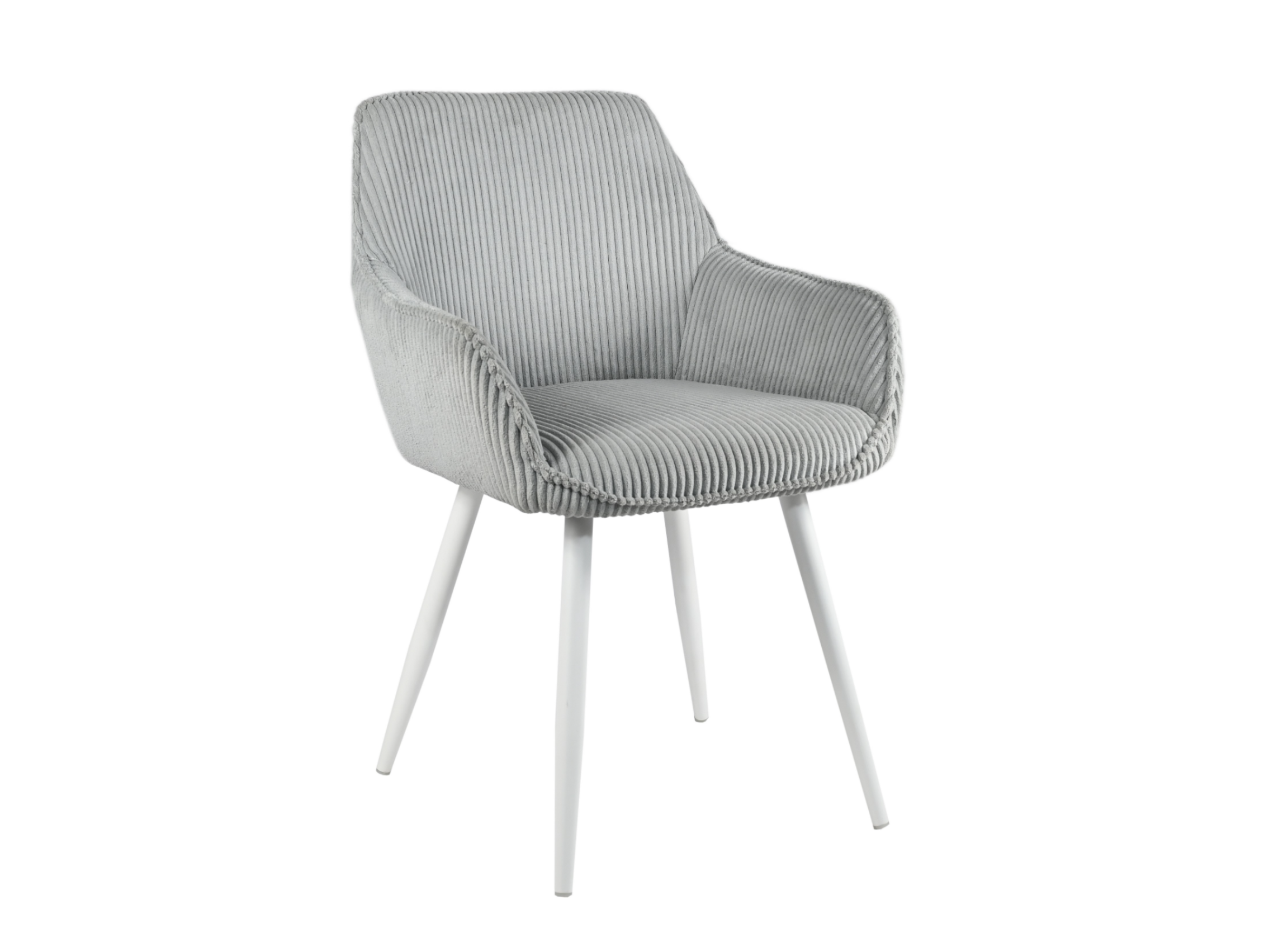 Стілець M-240 сивий + білий