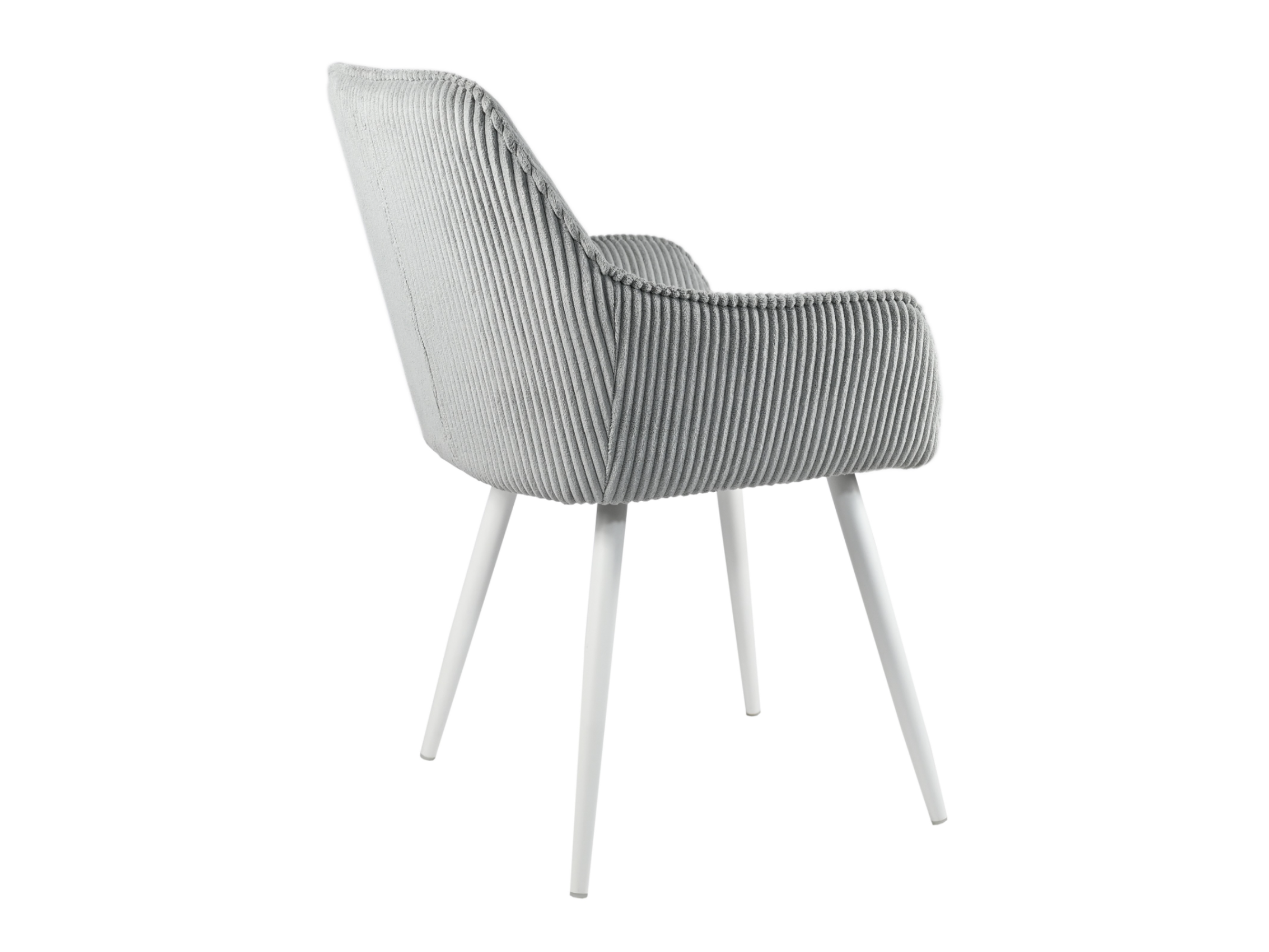 Стілець M-240 сивий + білий 3