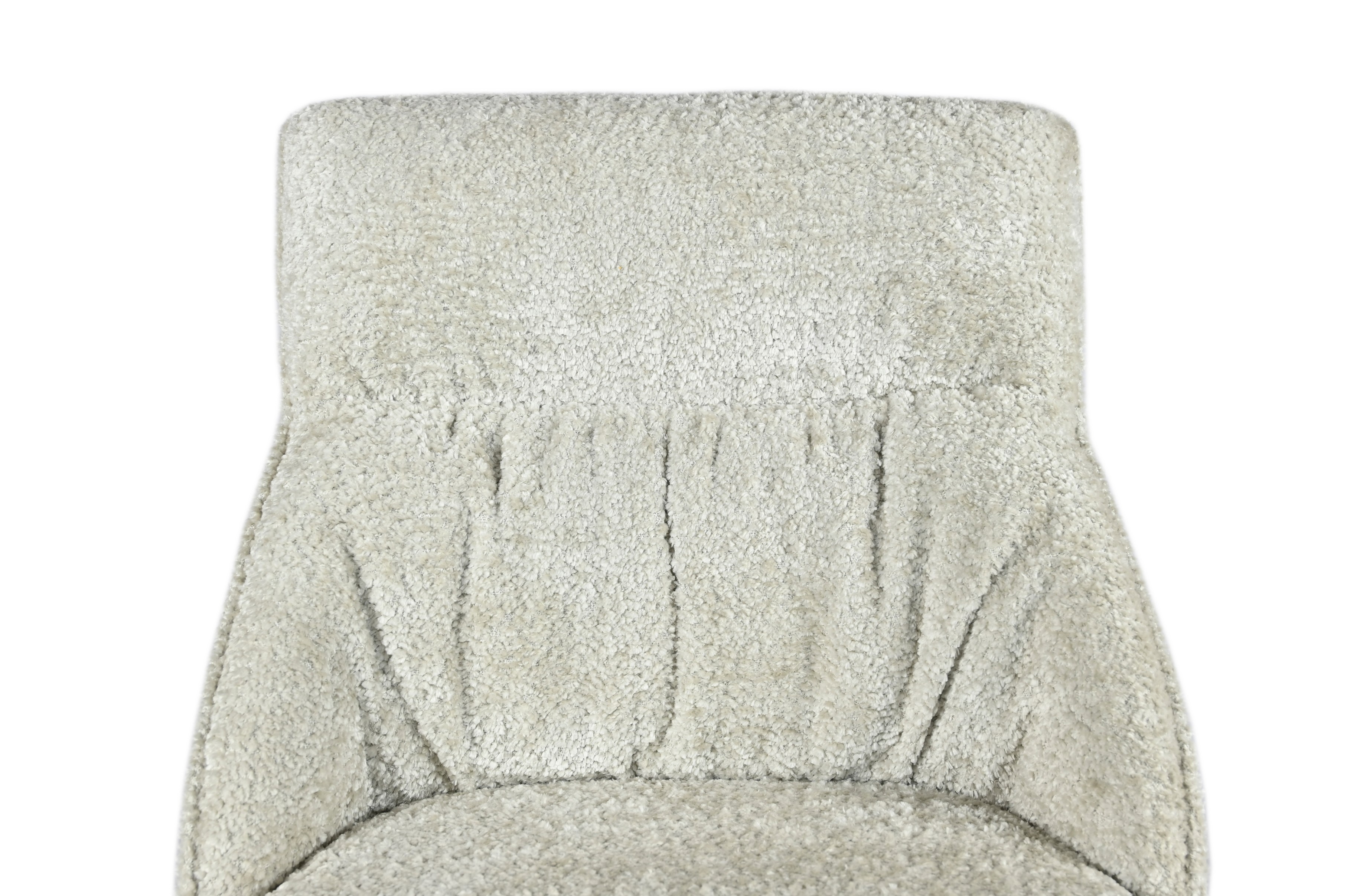 Стілець поворотний R-168 перлинний нюд + білий 7