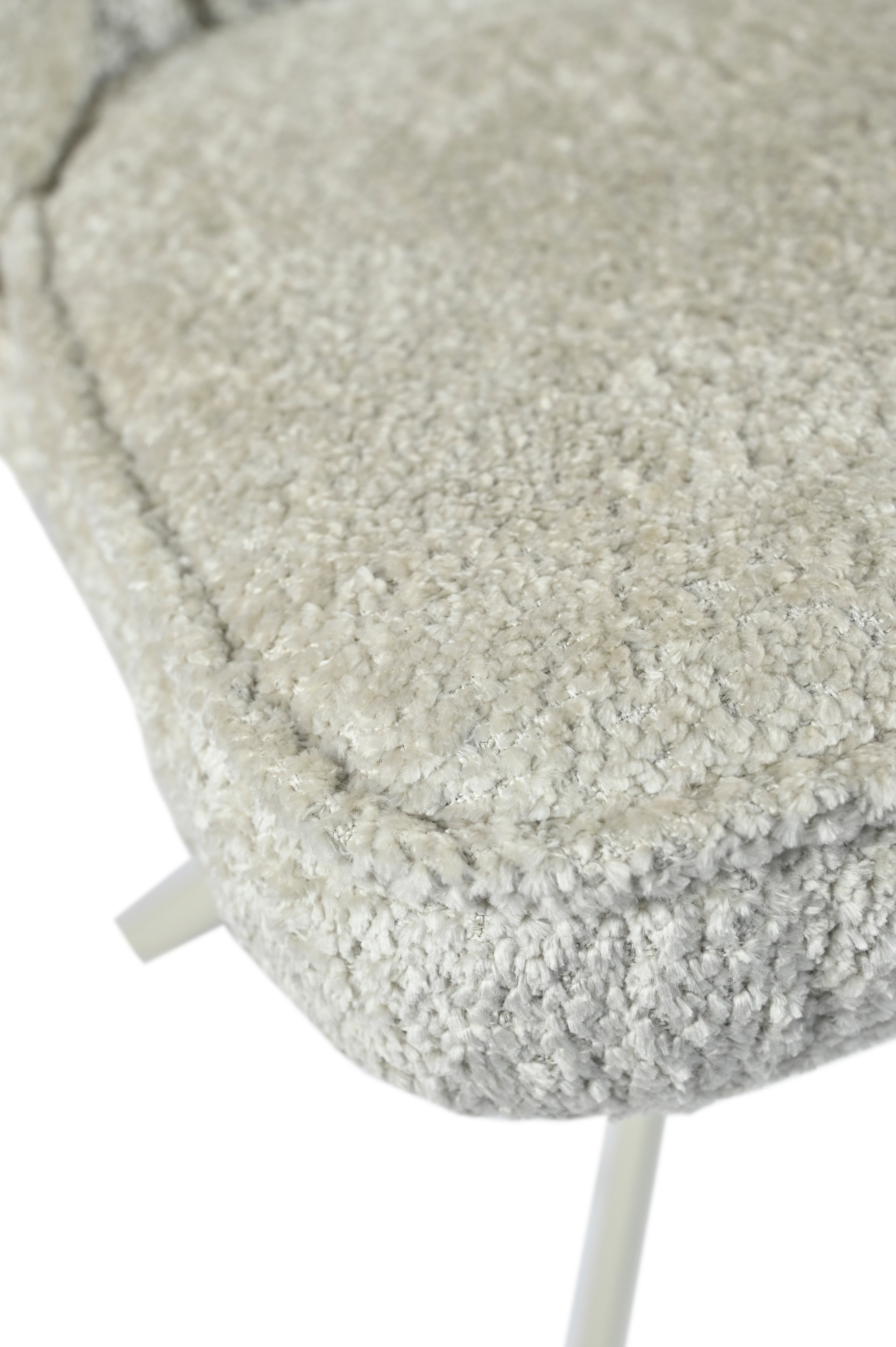 Стілець поворотний R-168 перлинний нюд + білий 10