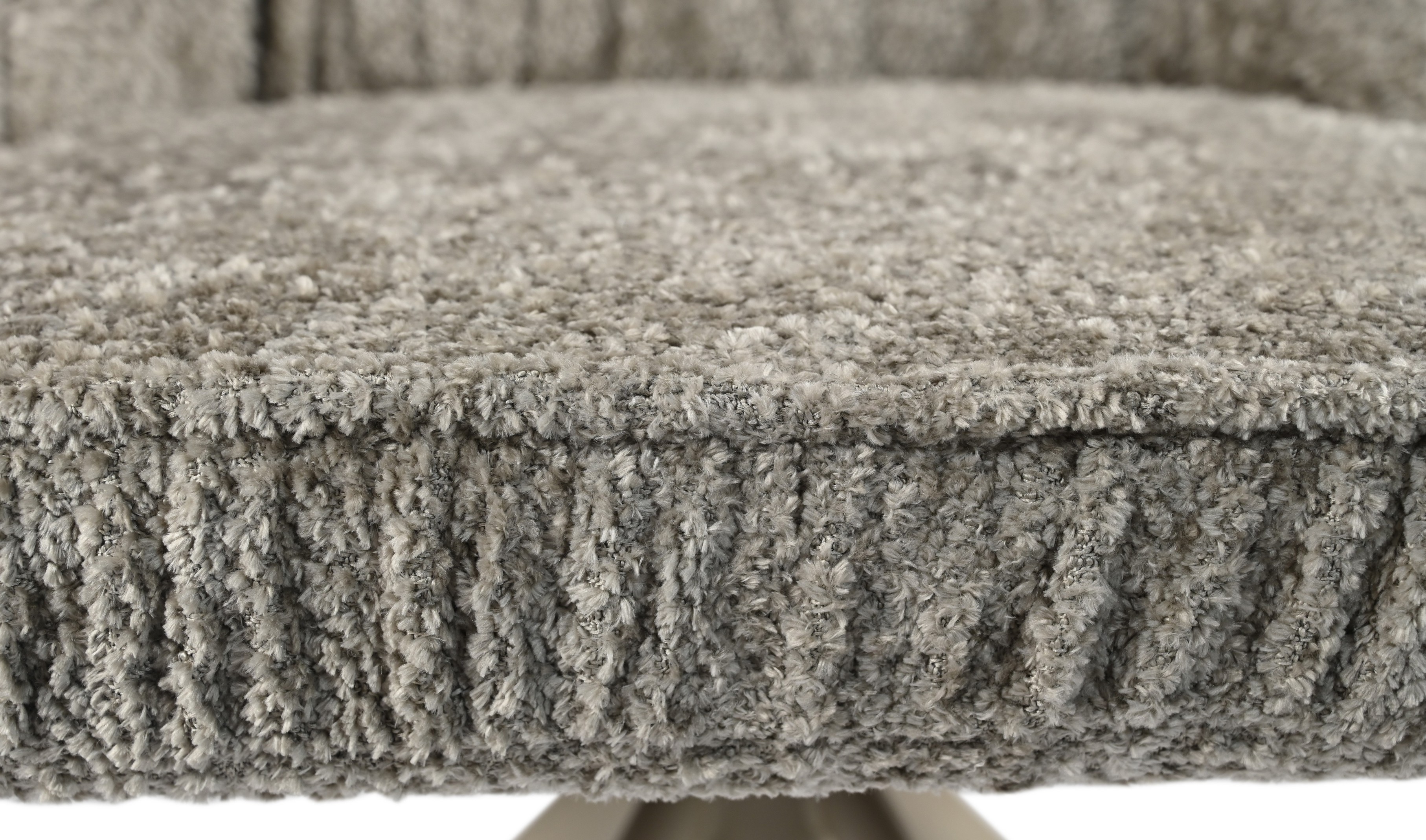 Стілець поворотний R-168 перлинний тауп + капучино 7