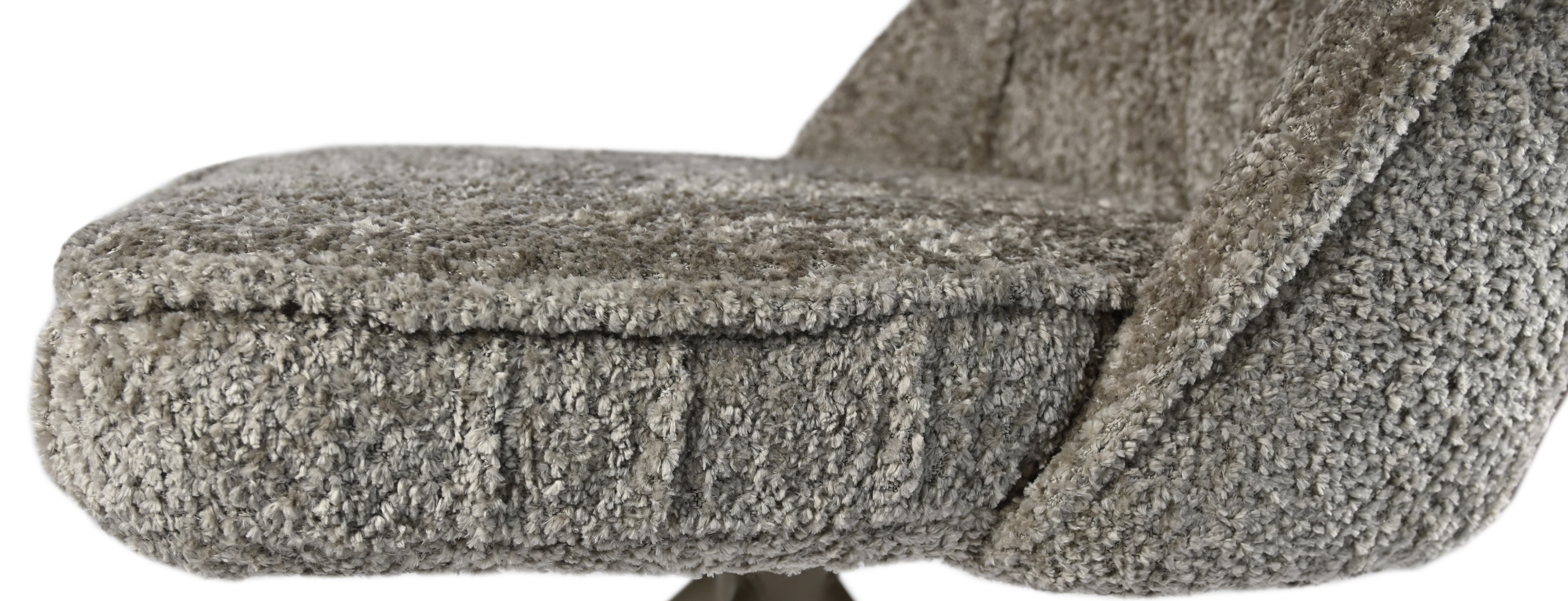 Стілець поворотний R-168 перлинний тауп + капучино 8