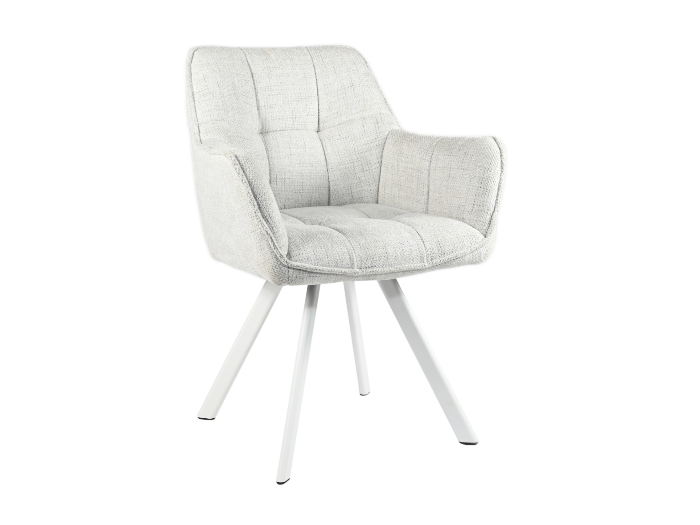 Стілець M-235 сніжно-білий + білий