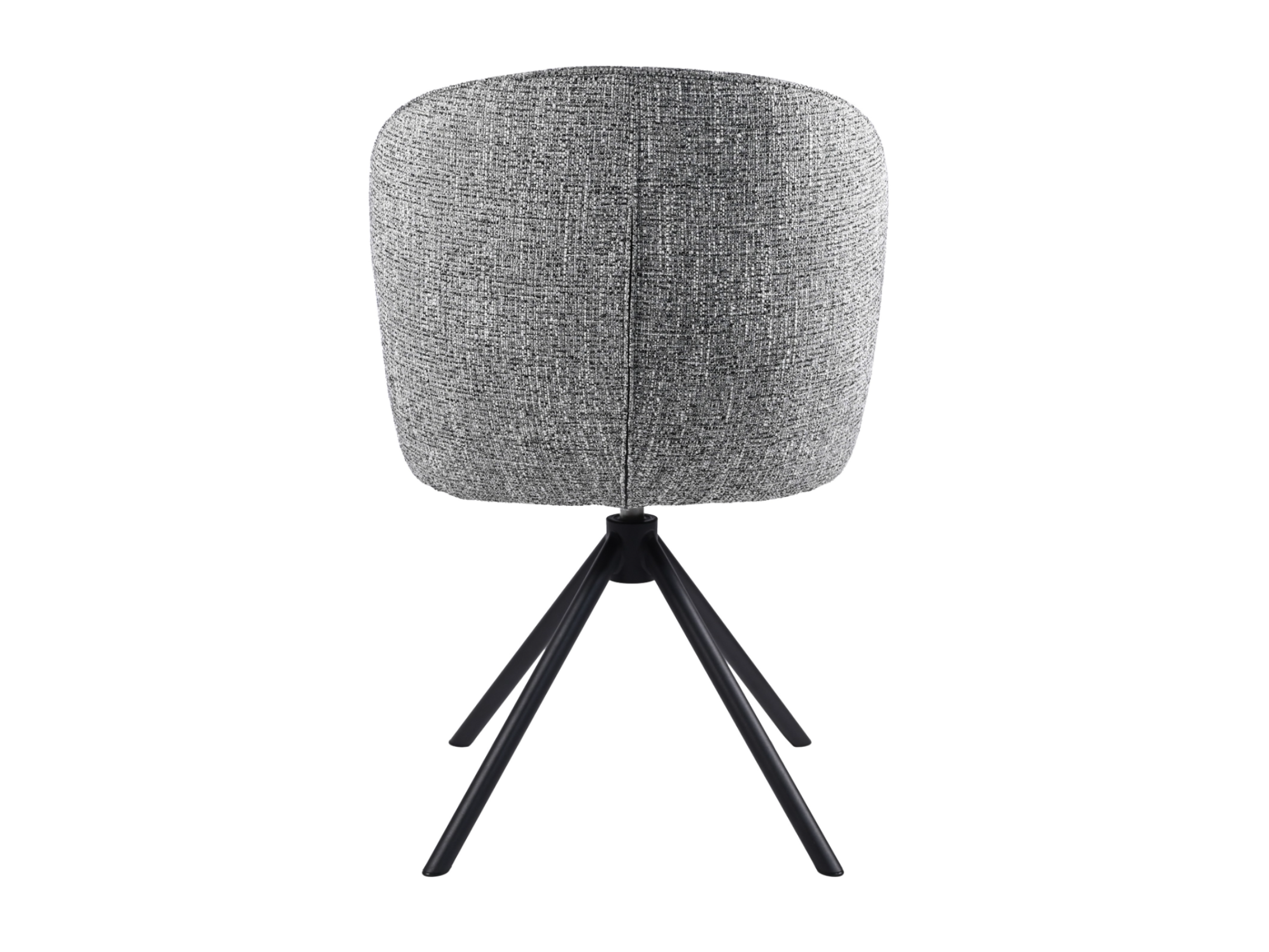 Стілець поворотний R-160 графітовий твід + чорний 4