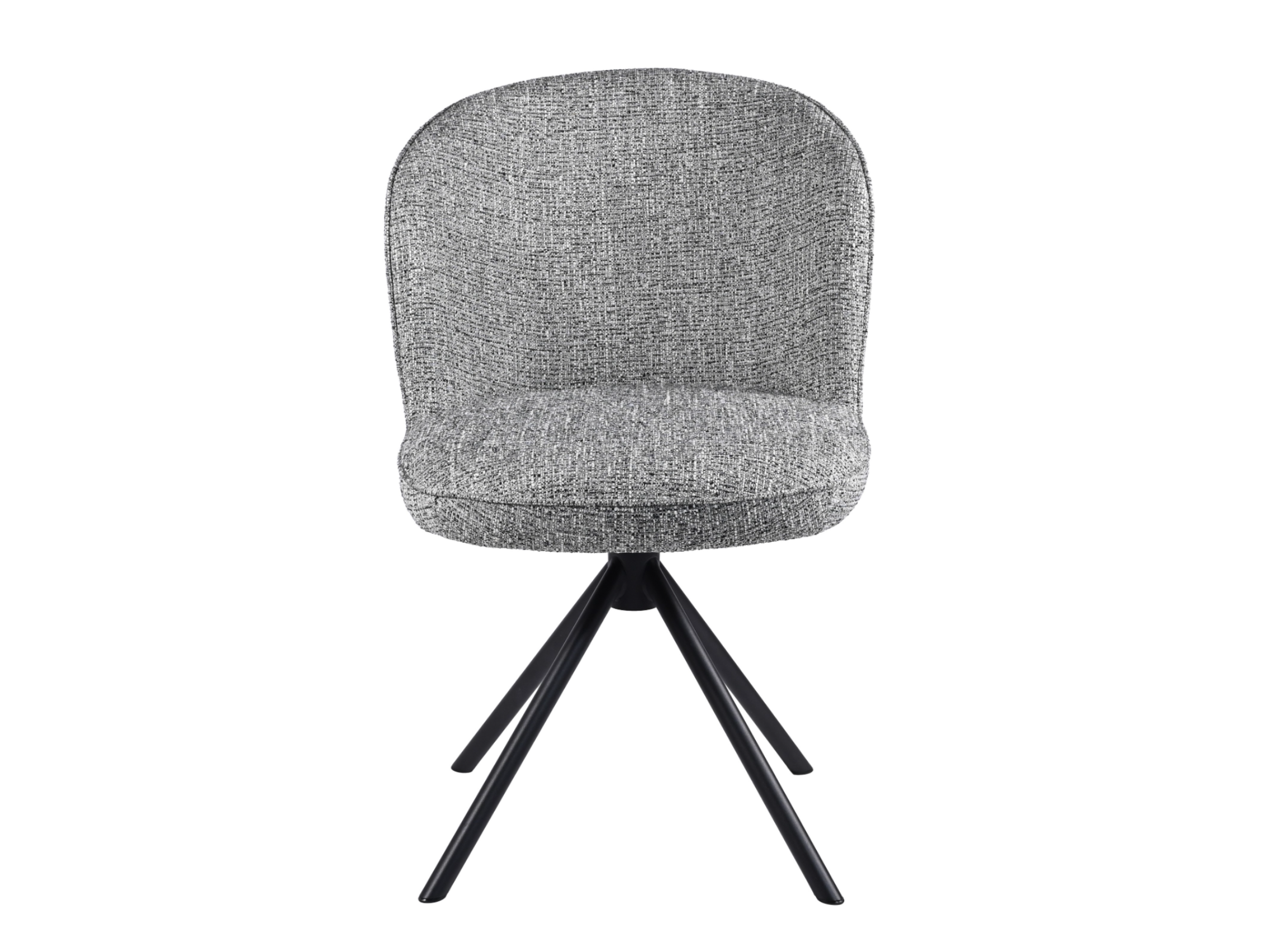 Стілець поворотний R-160 графітовий твід + чорний 5