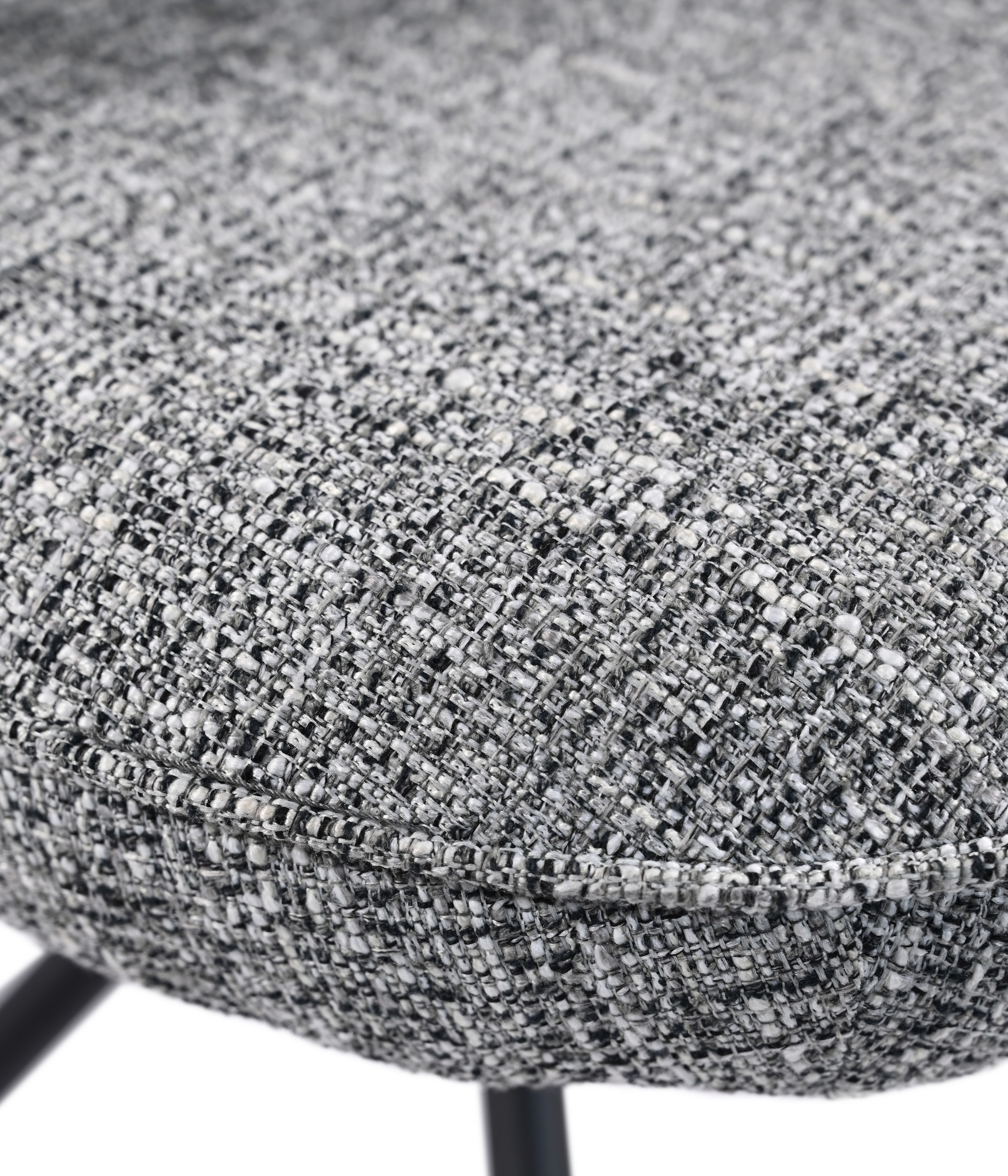 Стілець поворотний R-160 графітовий твід + чорний 8