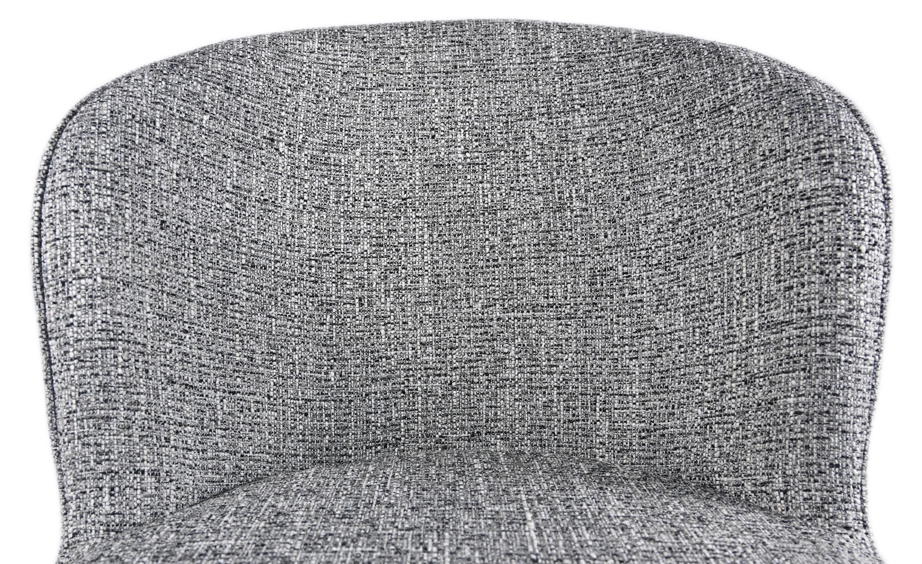 Стілець поворотний R-160 графітовий твід + чорний 6